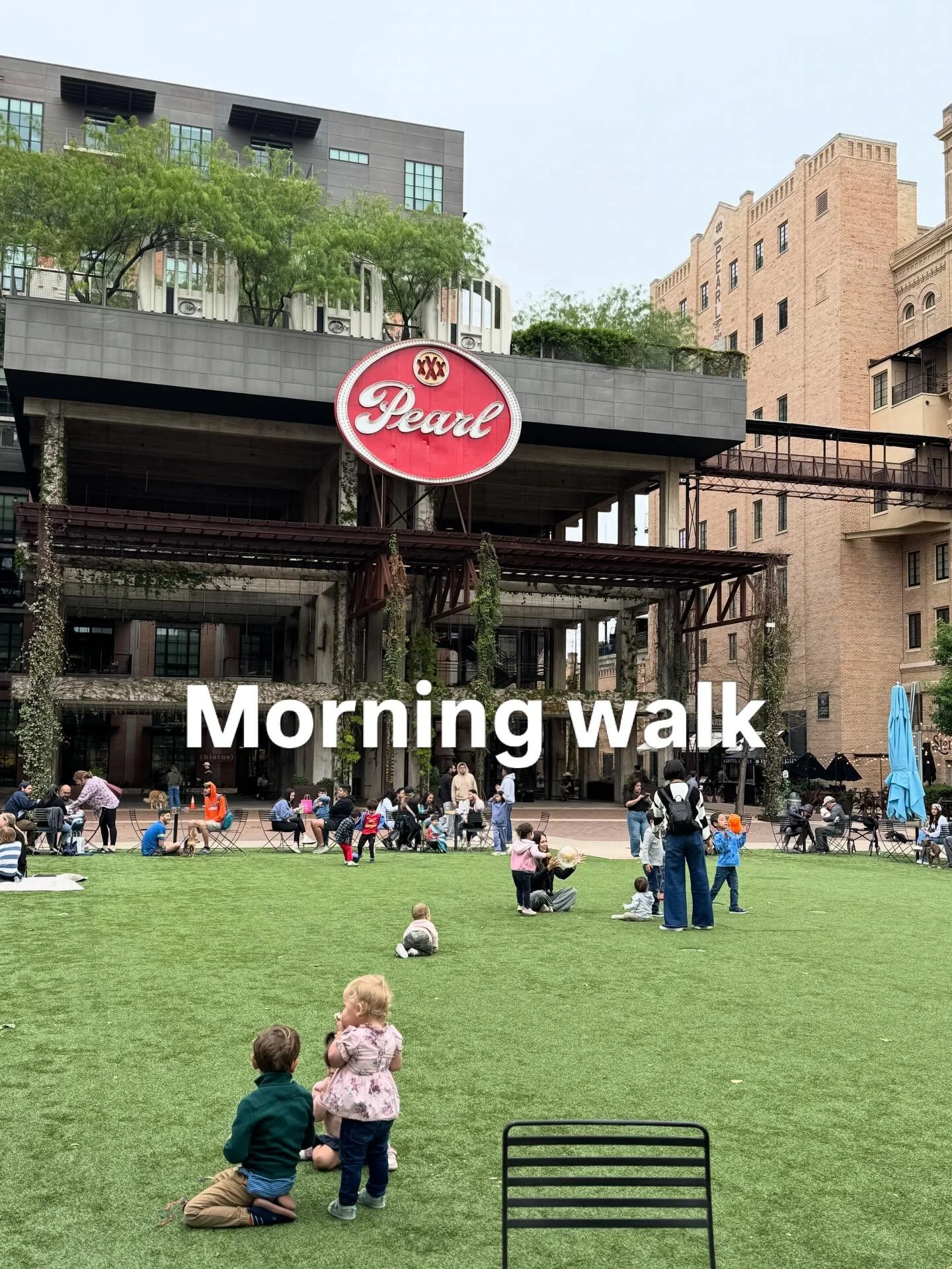 How was your morning walk? @pearlmarkets @historicpearl @bakery_lorraine @pitmaster_casanova @ottosicehouse