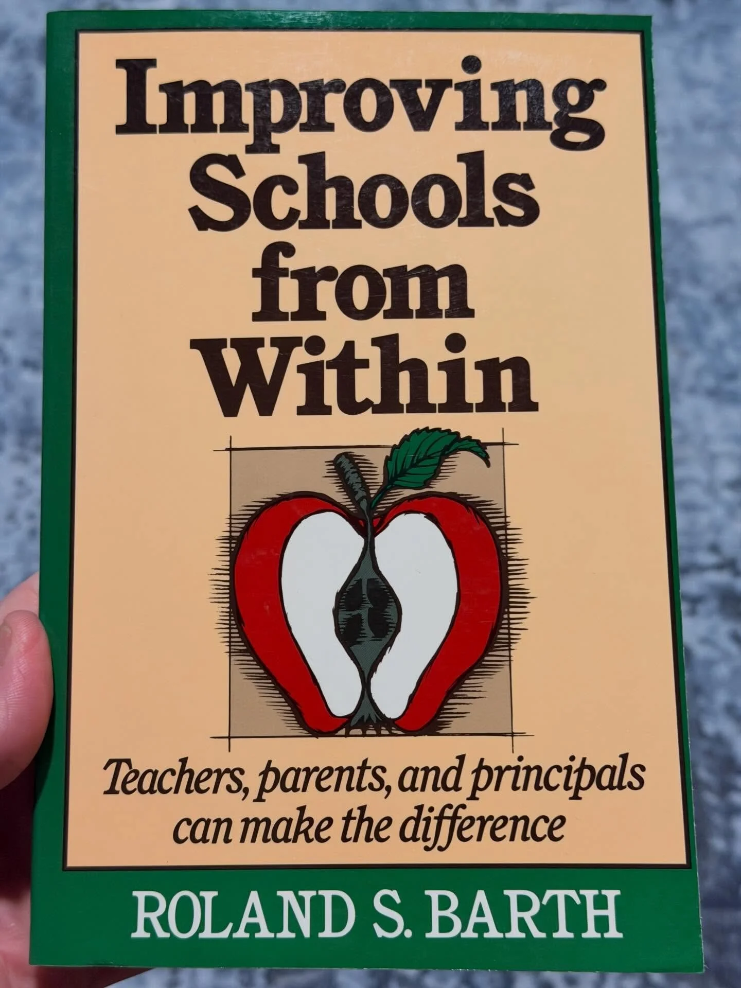 Thank you @amhthomas2 for the suggestion. Can&rsquo;t wait to dive into this classic &amp; really focus on his personal vision of a great school &amp; it has me thinking &hellip;. What is your personal vision of a great school? @marottaandrew @the5si