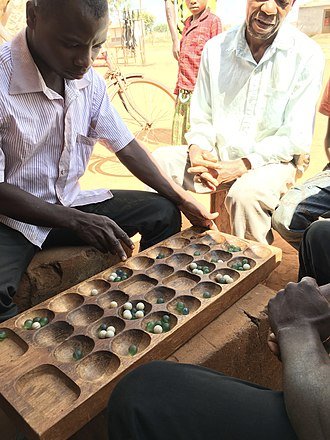 A 2 person game that is very popular in Malawi and Mozambique by MozMozJ, Wikimedia Commons.