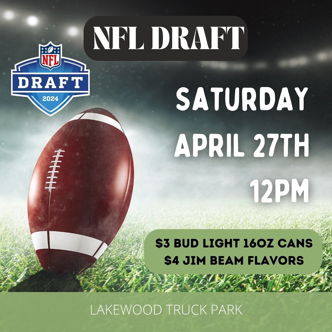 NFL DRAFT ROUND 3
Starts at noon! Come in for drink specials and stay for the @cavs vs @orlandomagic game at 1pm!!