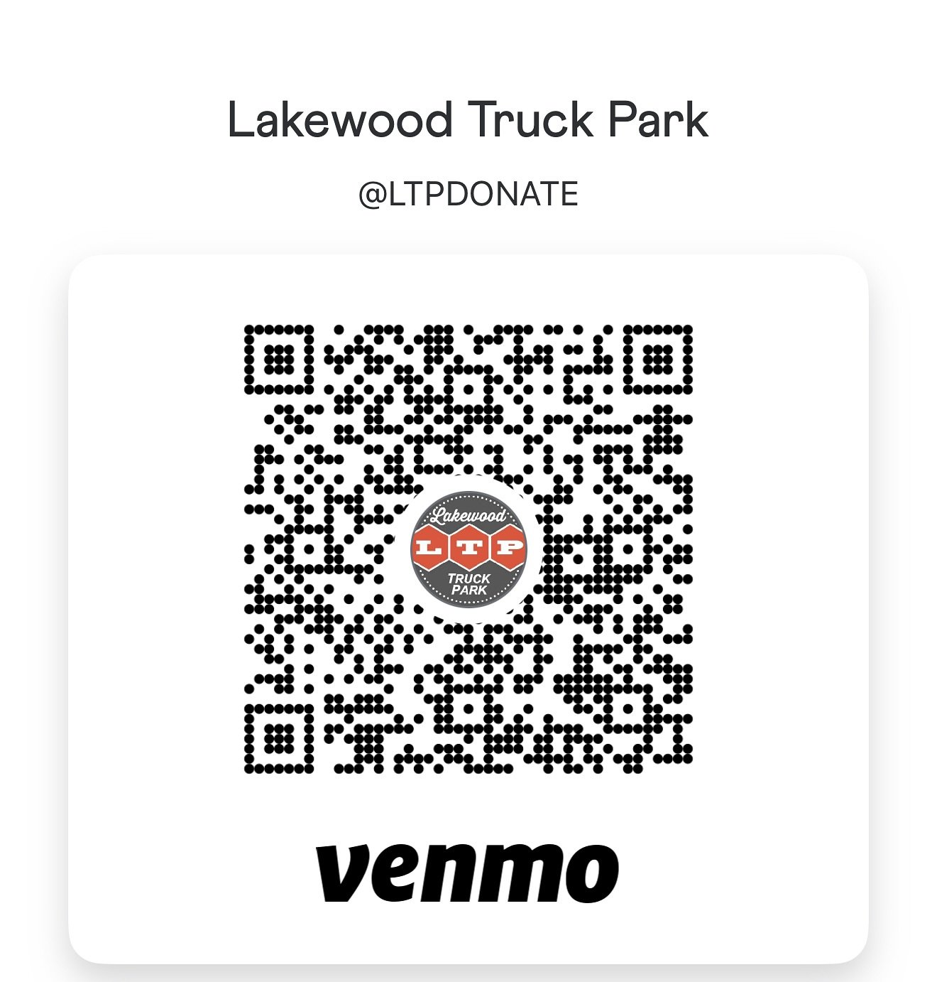 Please make sure when you donate you are looking at for our logo and username ltpdonate🤍