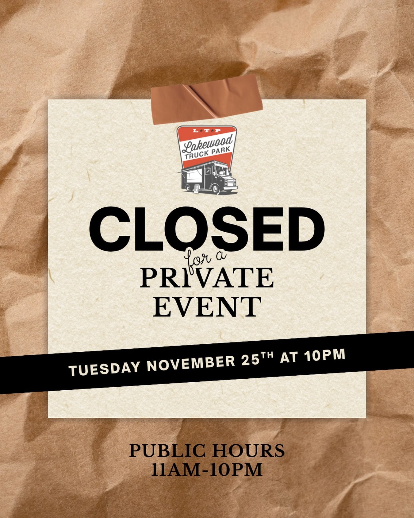 Stop in for happy hour 11am-6pm today!!
We will be closing at 10pm tonight due to a private event!