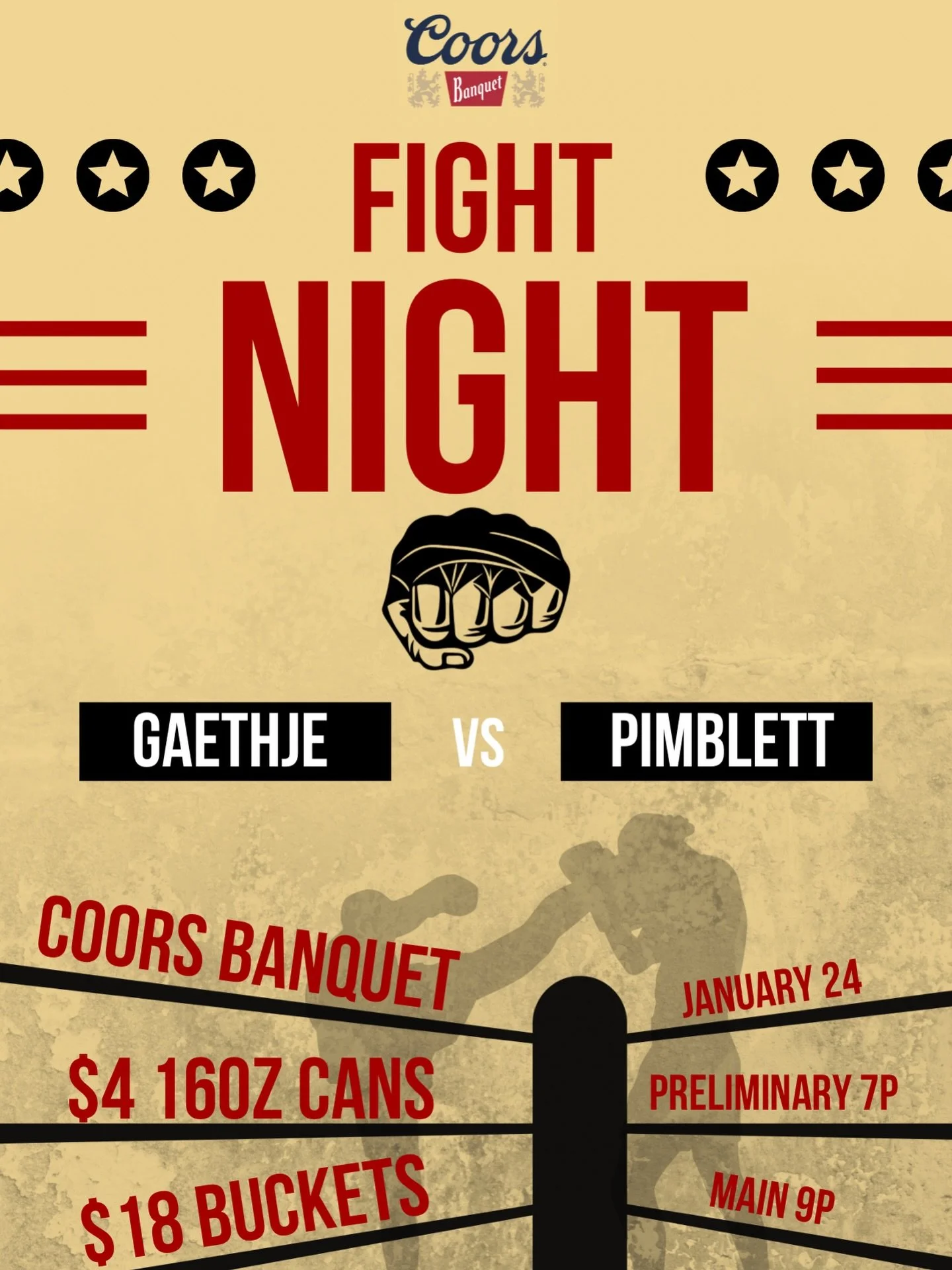 Come hang out with us this Saturday and enjoy a Coos Banquet on special!🎉