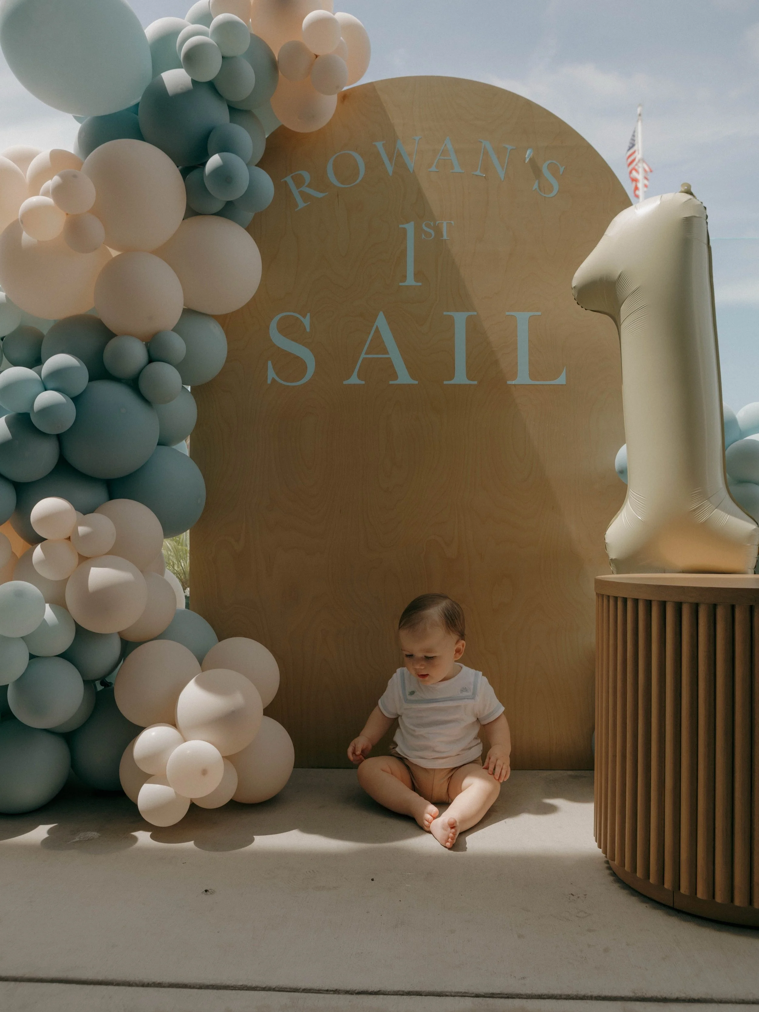 Rowan&rsquo;s 1st Sail⛵️🩵🐚🎂