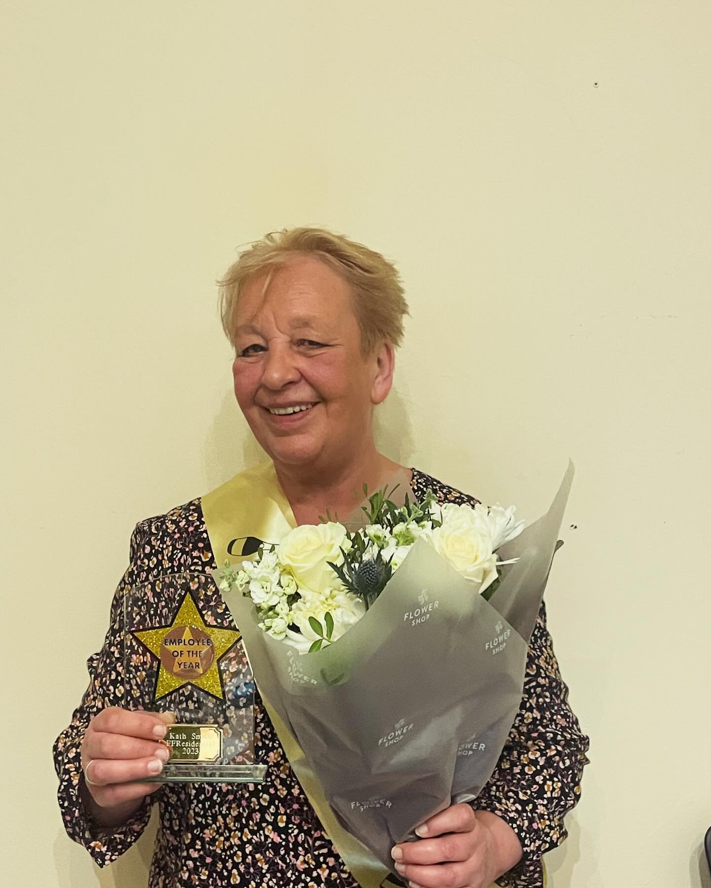 Another one of our wonderful winners is Kath Smith 🏆 who is Fairfield Residential Employee of the Year 2023

Kath was nominated by all her fellow team members and below are just some of the lovely compliments we were sent

&ldquo;Always first to off