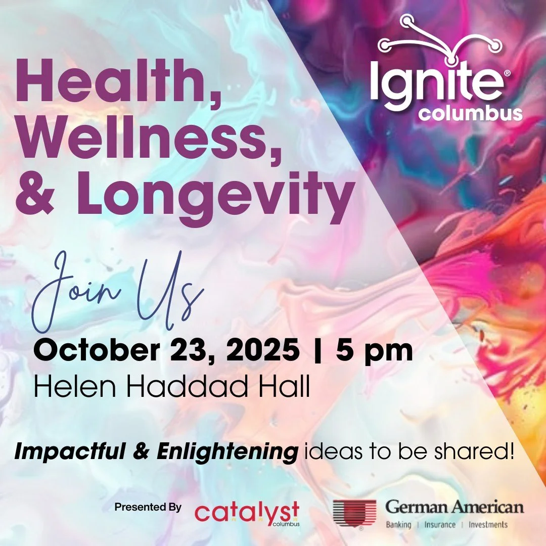 It&rsquo;s IGNITE WEEK! 
This Thursday, join us for an evening of bold ideas and big inspiration centered on this year&rsquo;s topic: Health, Wellness, and Longevity!

🎤 Watch 10 dynamic presenters share their ideas in just five minutes each &mdash;
