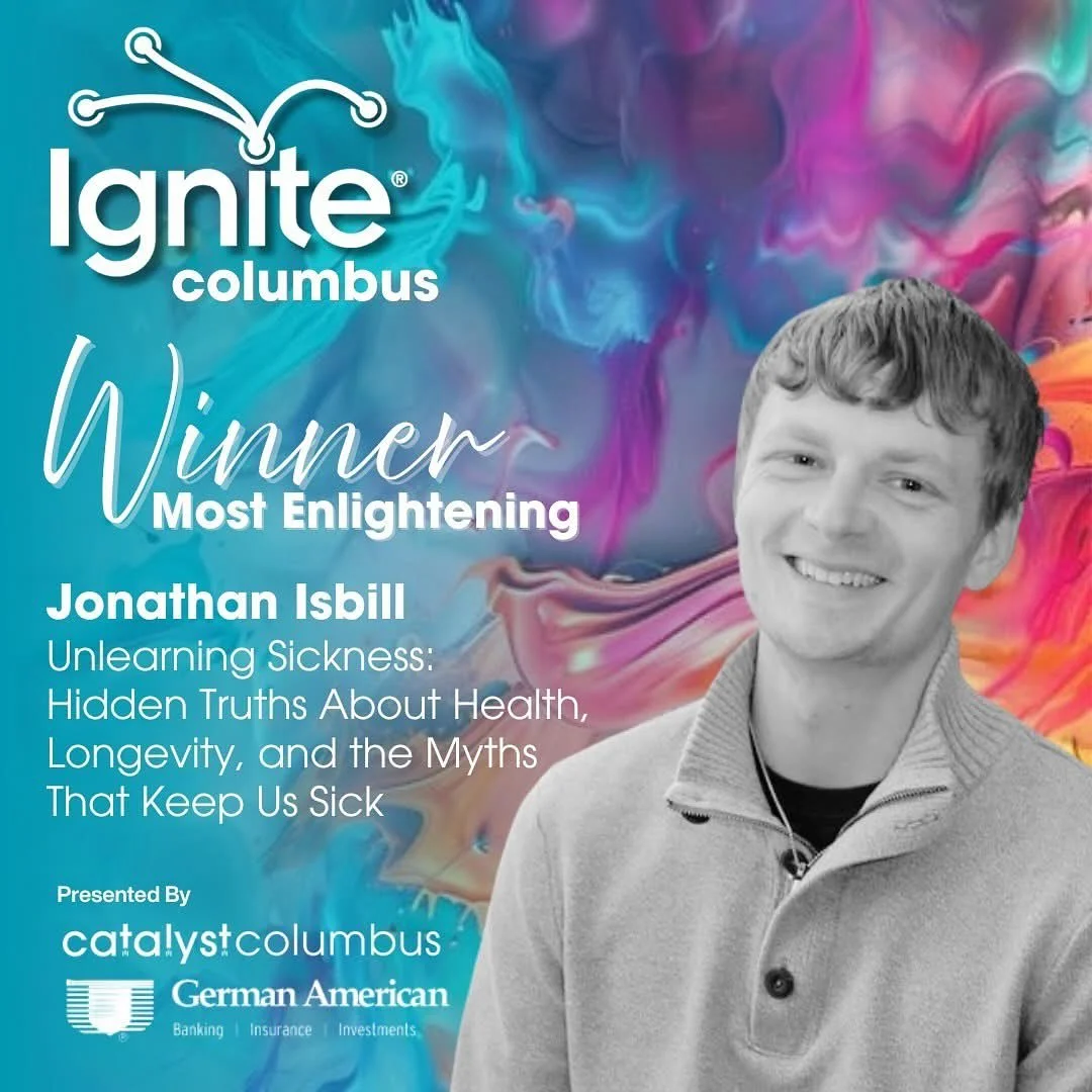 𝐈𝐠𝐧𝐢𝐭𝐞 𝐂𝐨𝐥𝐮𝐦𝐛𝐮𝐬 𝐖𝐢𝐧𝐧𝐞𝐫𝐬!

𝐌𝐨𝐬𝐭 𝐄𝐧𝐥𝐢𝐠𝐡𝐭𝐞𝐧𝐢𝐧𝐠 𝐖𝐢𝐧𝐧𝐞𝐫 &ndash; 𝐉𝐨𝐧𝐚𝐭𝐡𝐚𝐧 𝐈𝐬𝐛𝐢𝐥𝐥 challenged us to rethink what we consider &ldquo;normal&rdquo; when it comes to health. He revealed how everyday habit