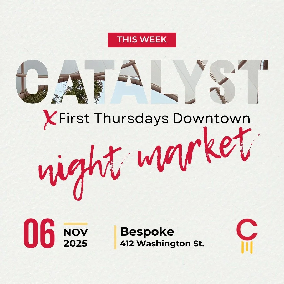Join us tomorrow at Bespoke for a drink and casual conversation with fellow entrepreneurs (and aspiring entrepreneurs)! 

Swap ideas with fellow creators and innovators before strolling downtown to support the downtown businesses and  booths along Wa