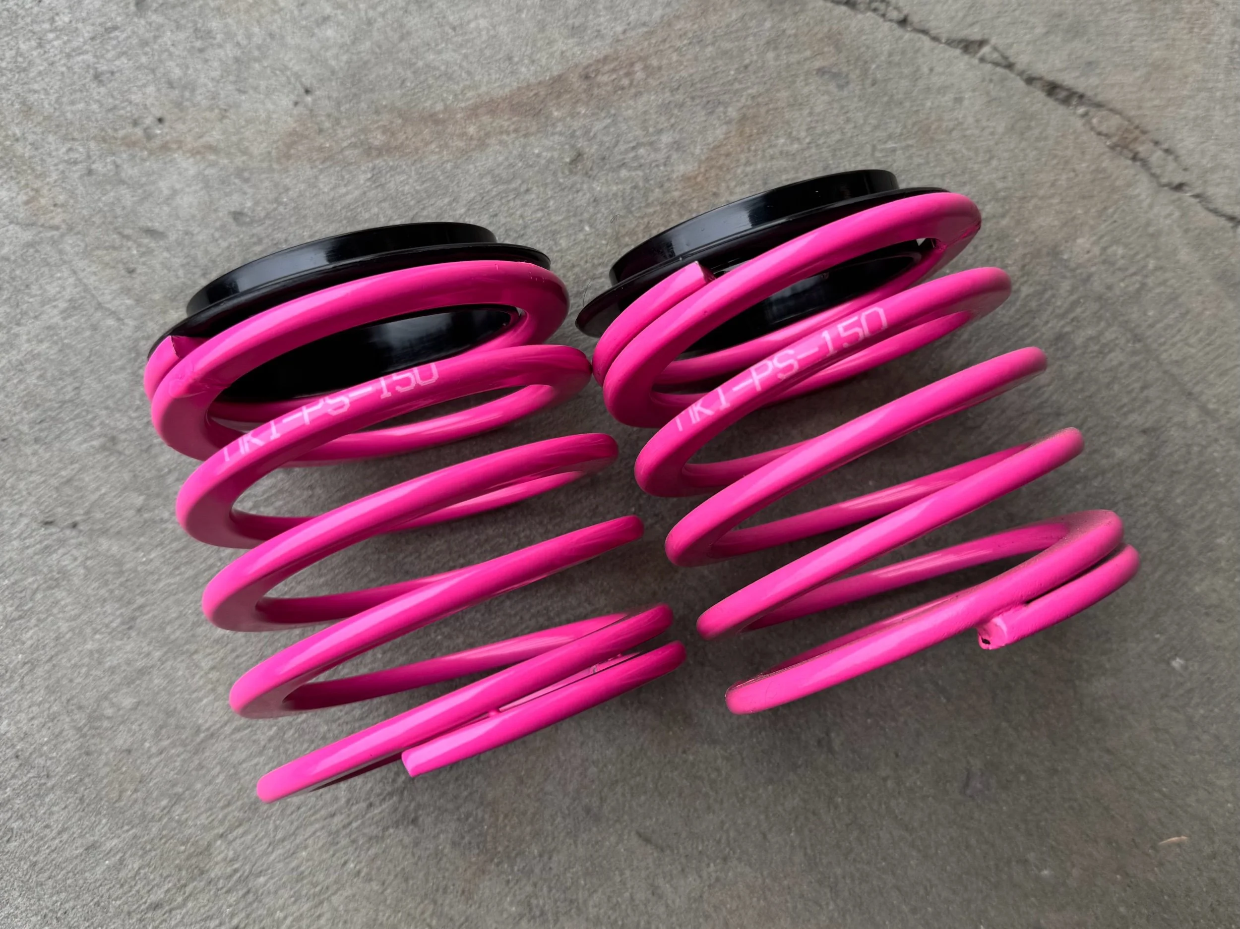 *Clearance Pink Coilover Helper Springs For 2.5" Diameter Springs