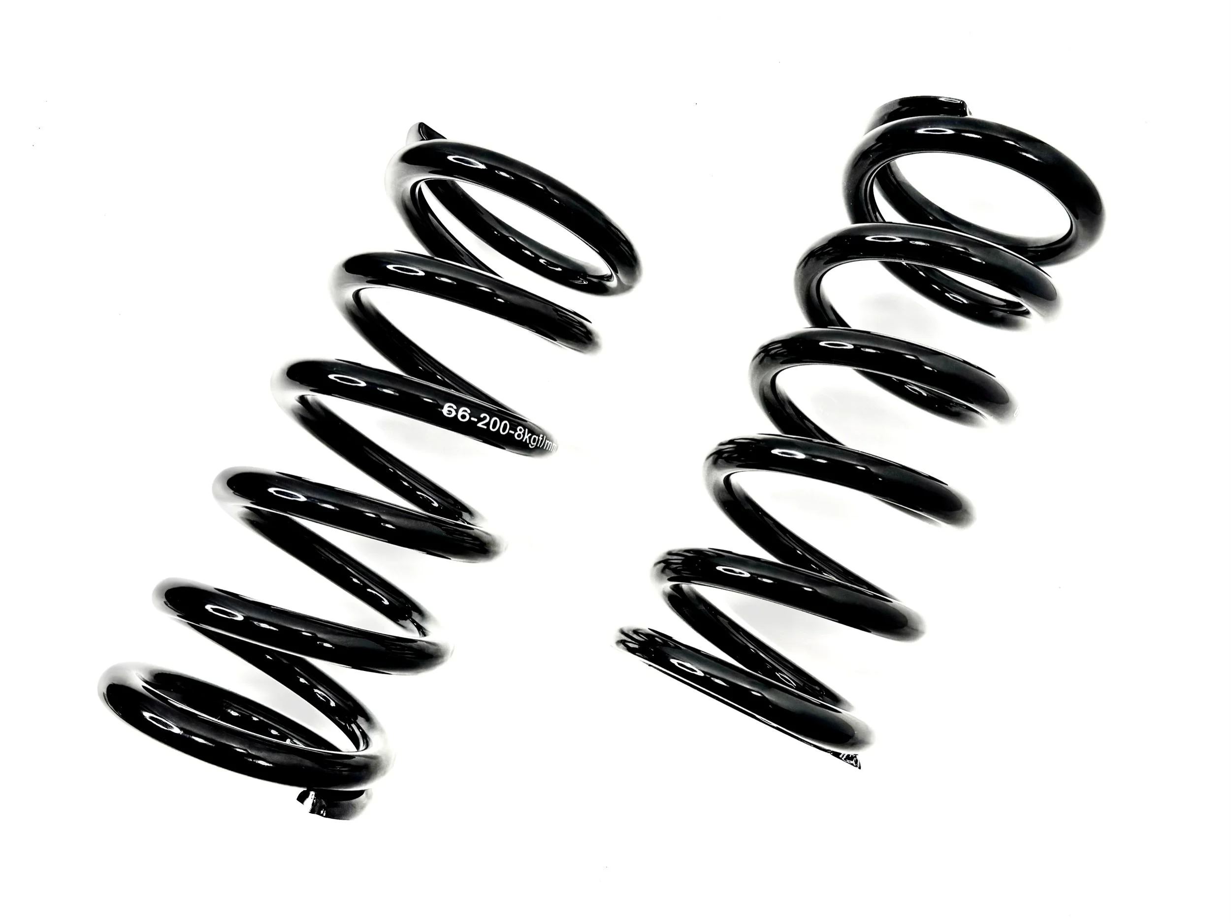 Coilover Replacement Springs Black 8K 66mm ID 200mm Tall