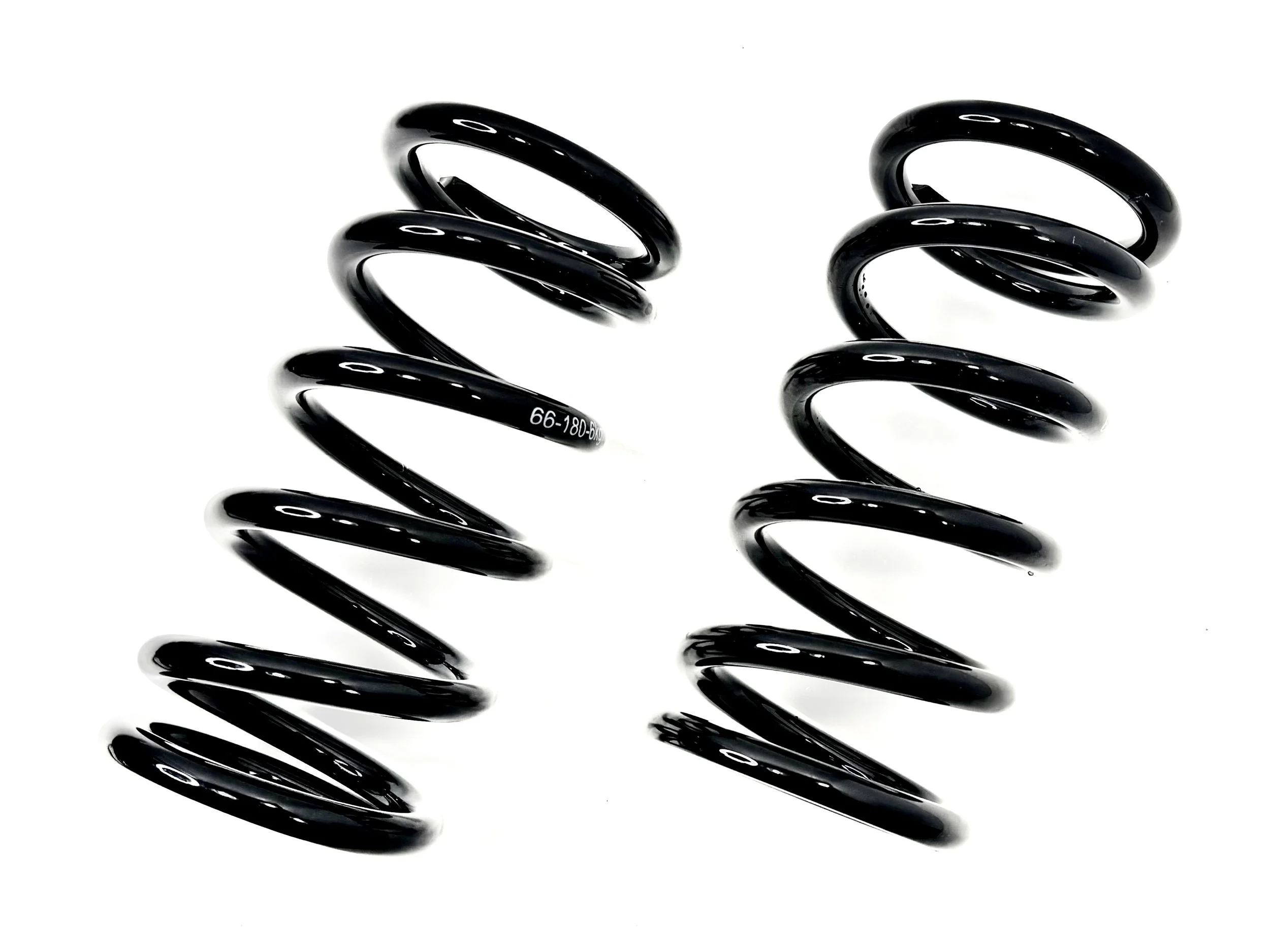 Coilover Replacement Springs Black 6K 66mm ID 180mm Tall