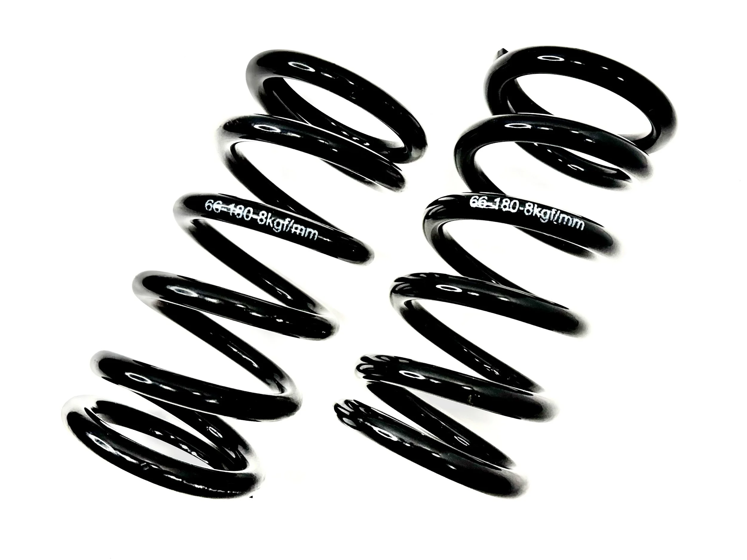 Coilover Replacement Springs Black 8K 66mm ID 180mm Tall