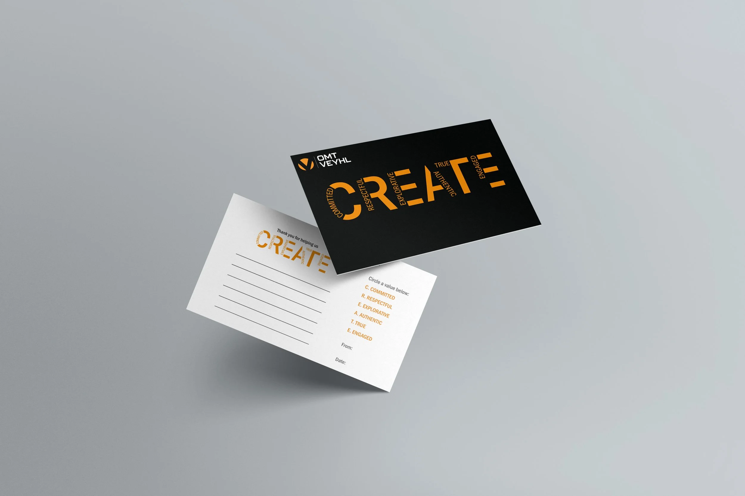 OMT-Veyhl C.R.E.A.T.E. Cards