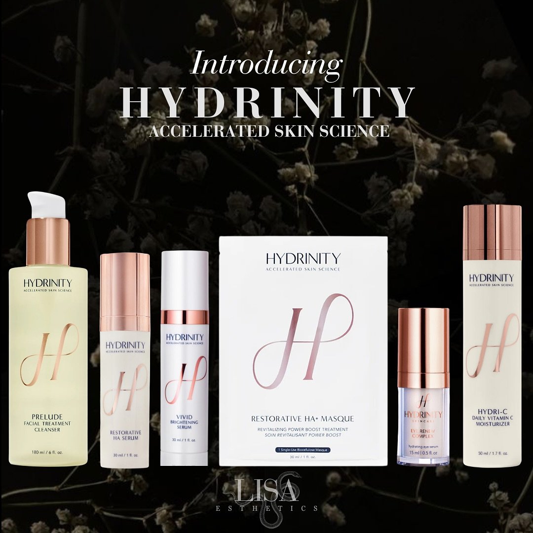 Hydrinity is here! 

Hydrinity is known for their incredible patented injectable grade hyaluronic acid and microfusion technology to deliver fast and effective results. These innovative formulas provide maximum hydration, drawing moisture to the surf