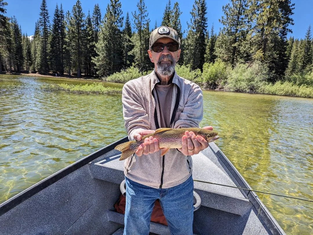 Guided Fly Fishing, Manzanita Lake in Lassen Volcanic National Park, CA