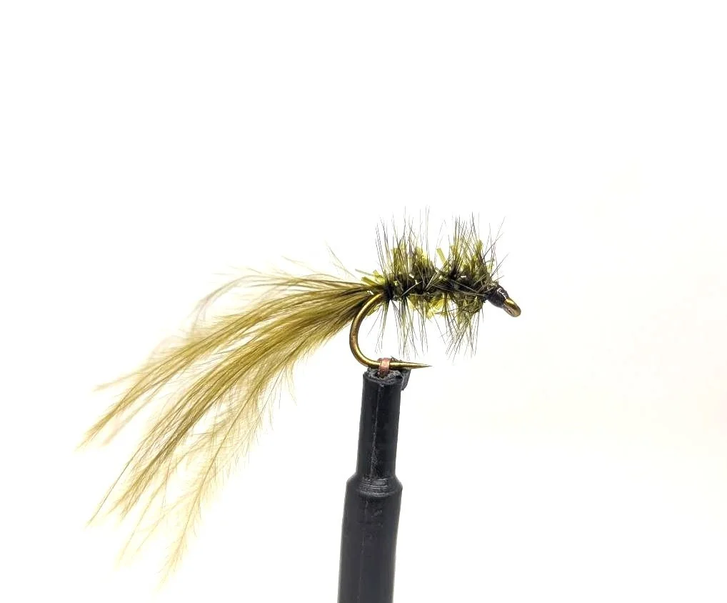 J. Fair's Original Wiggle Tail Olive Size 10