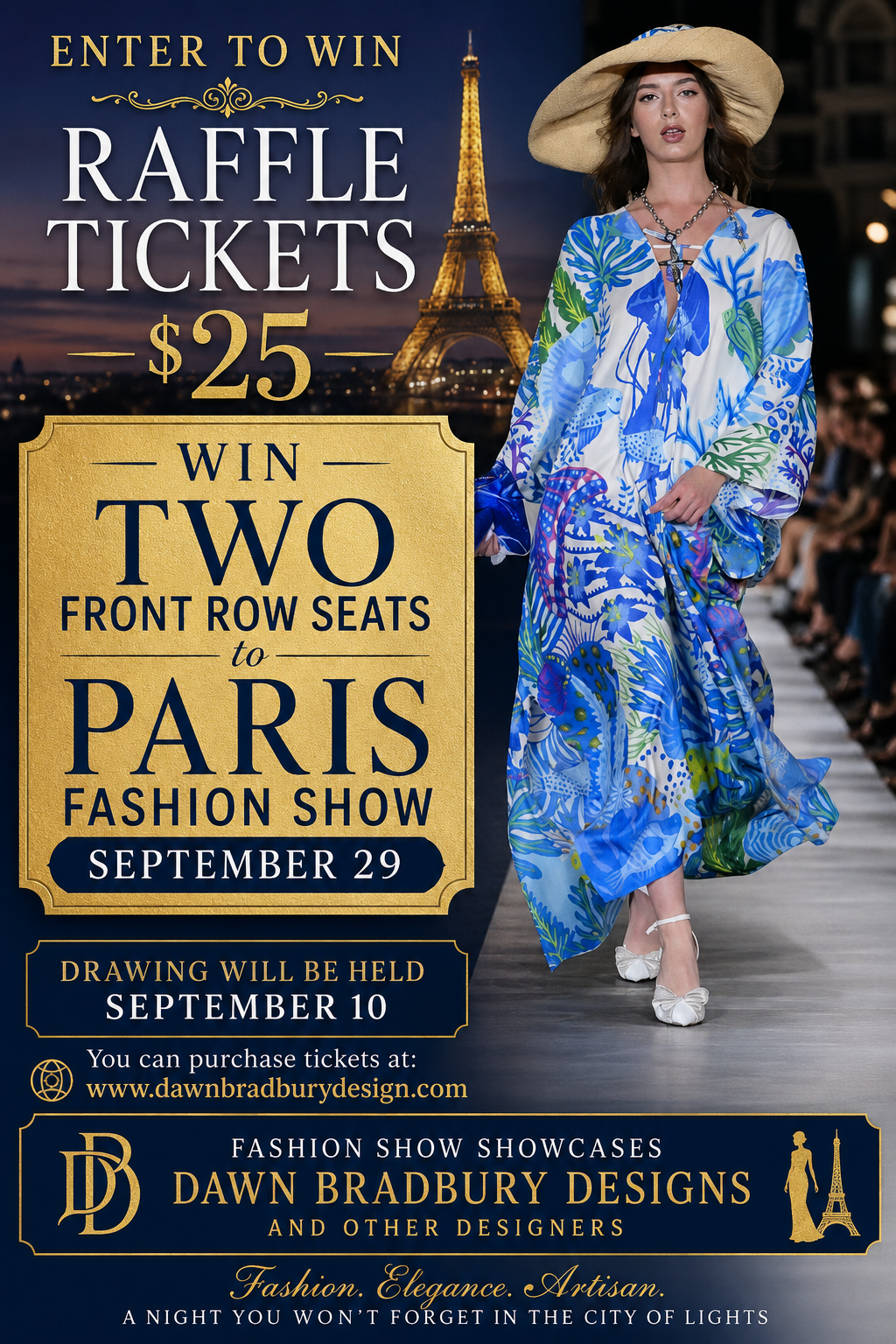 Raffle Ticket to Paris Fashion Show