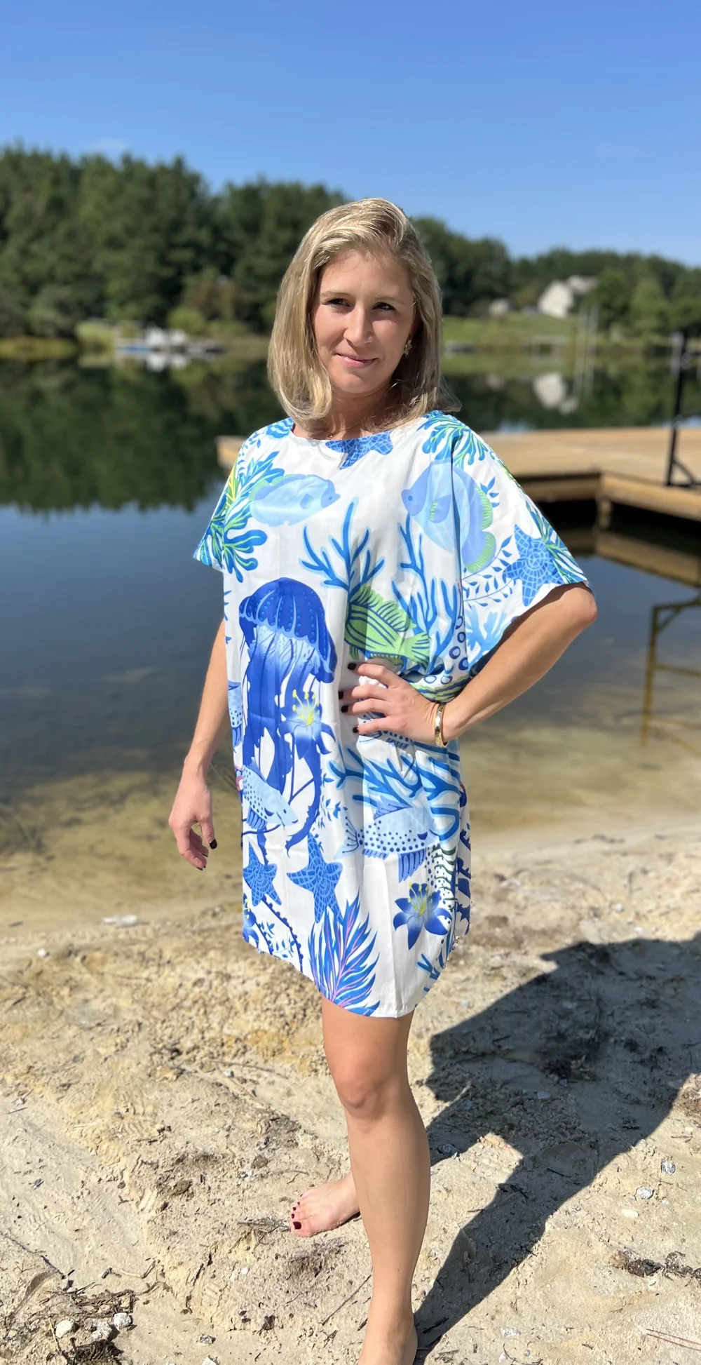 Kaftan Mini Dress  Dawn Bradbury Design
