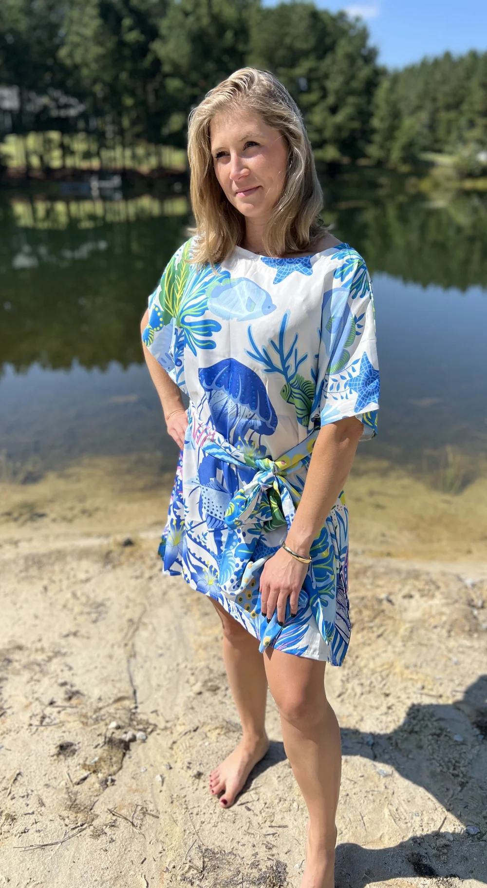 Kaftan Mini Dress  Dawn Bradbury Design