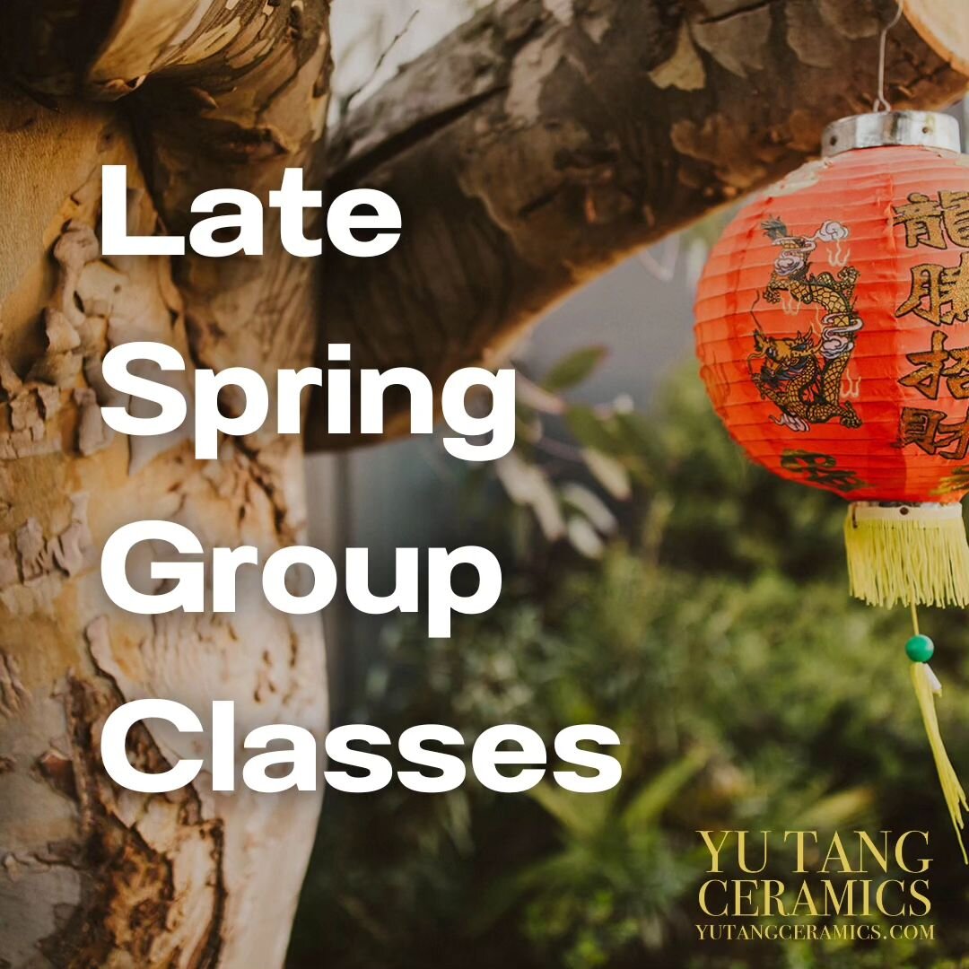 Have you taken a class with us in the past? Or maybe you've been a member? If yes, you are eligible to pre-register for our upcoming late spring group classes!! Email yutangceramics@gmail.com to secure a spot! 

Public registration (for non-patrons) 