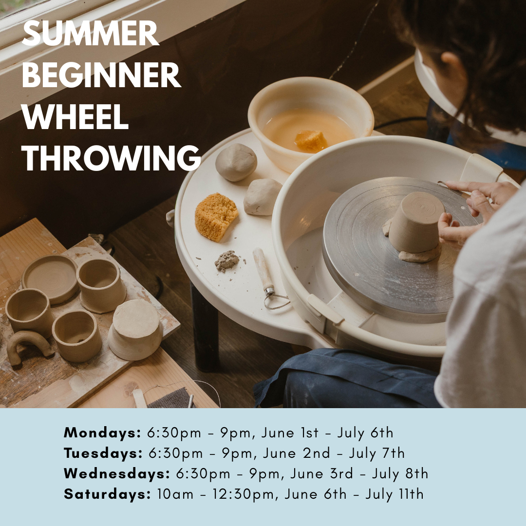 Beginner Wheel Throwing (Summer—6 Weeks)