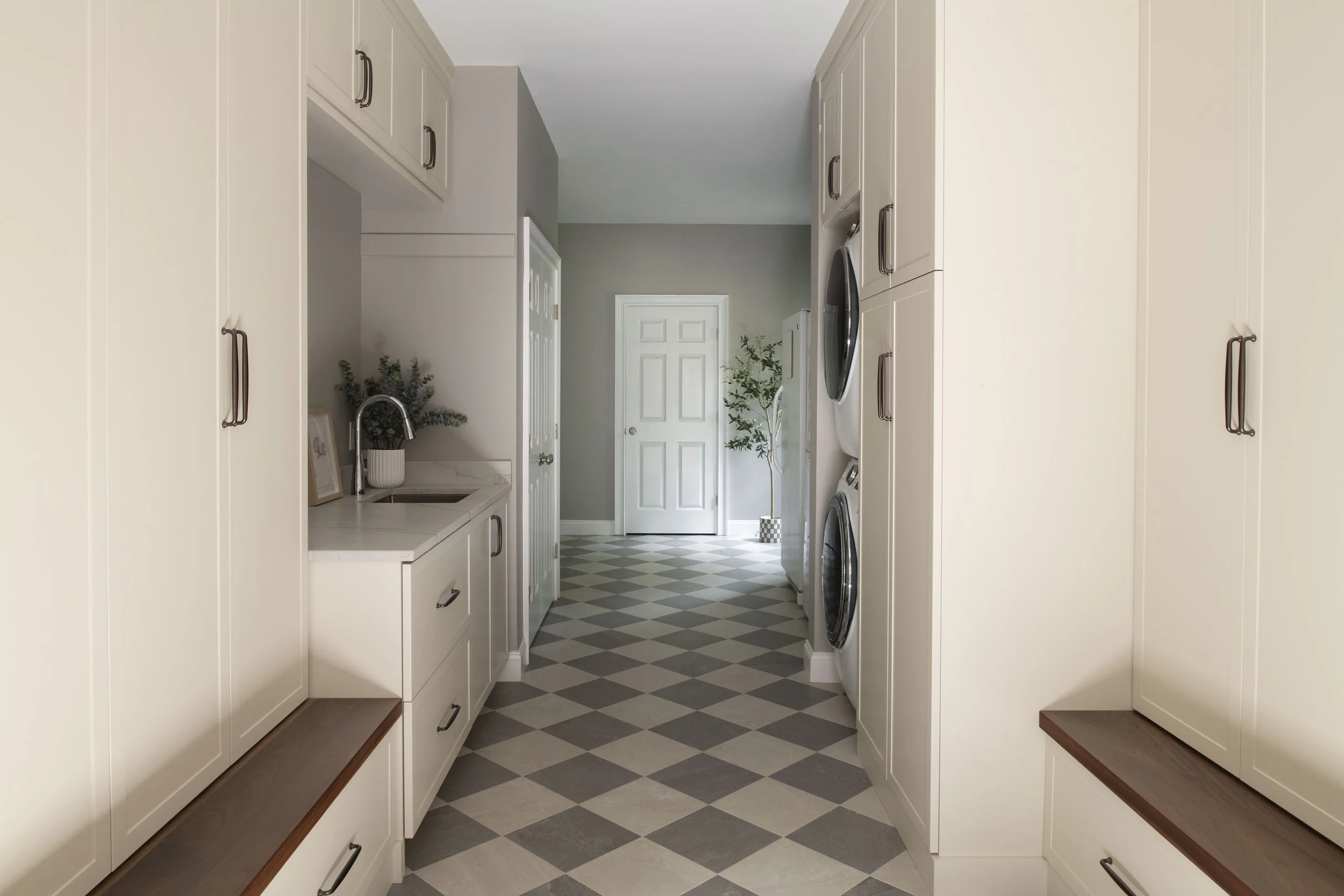 Mudroom + Laundry Room Design