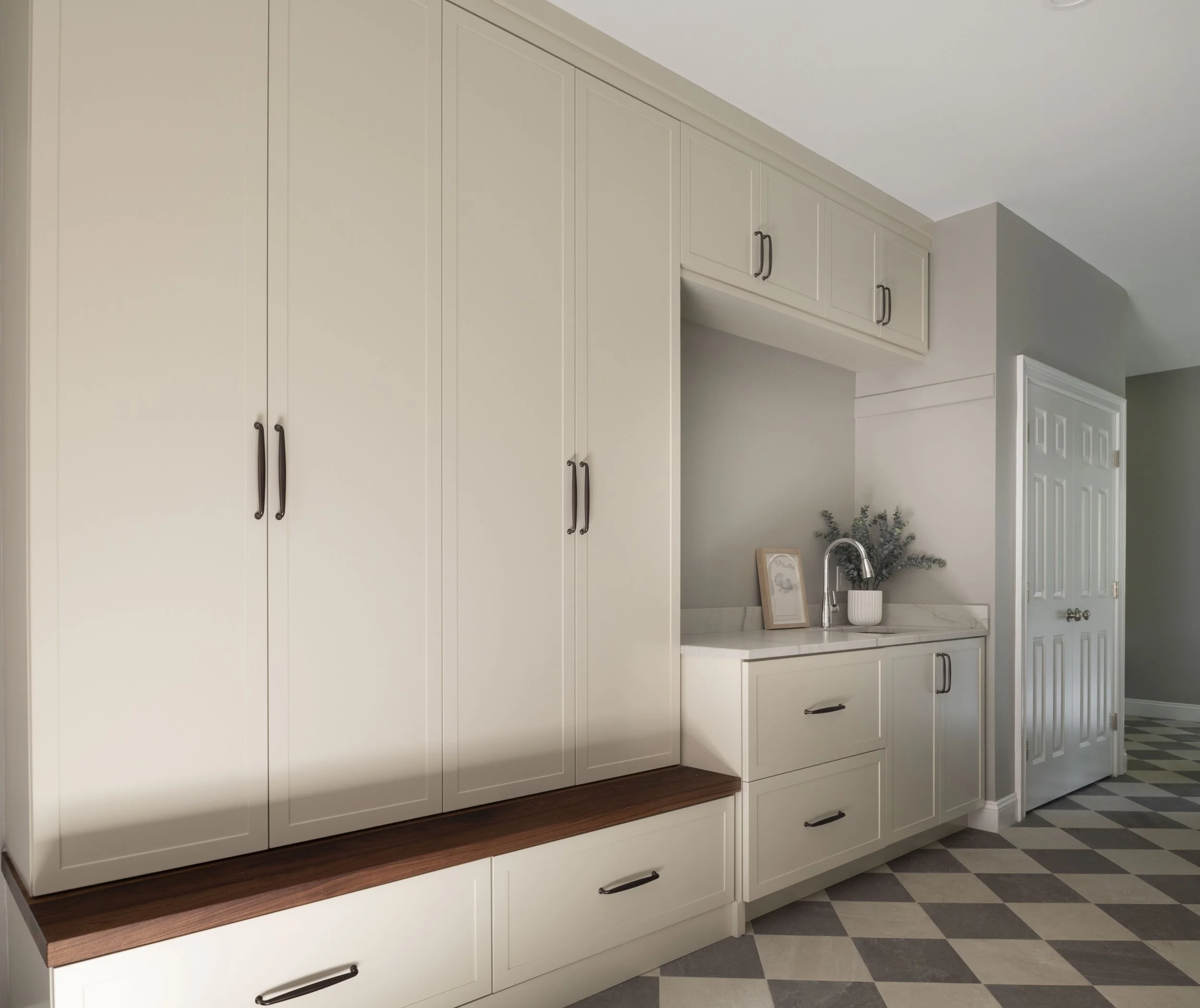 Mudroom + Laundry Room Design