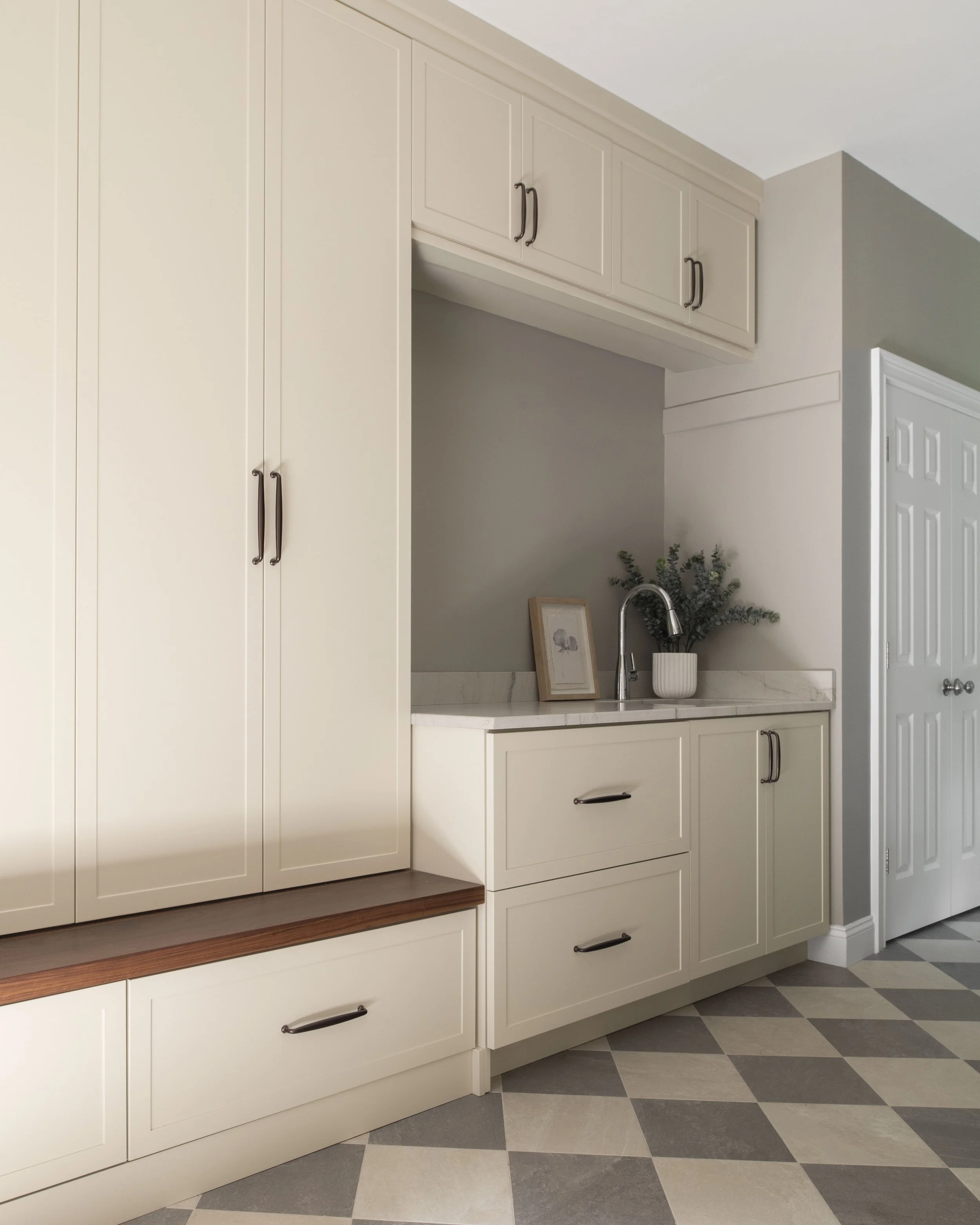 Mudroom + Laundry Room Design
