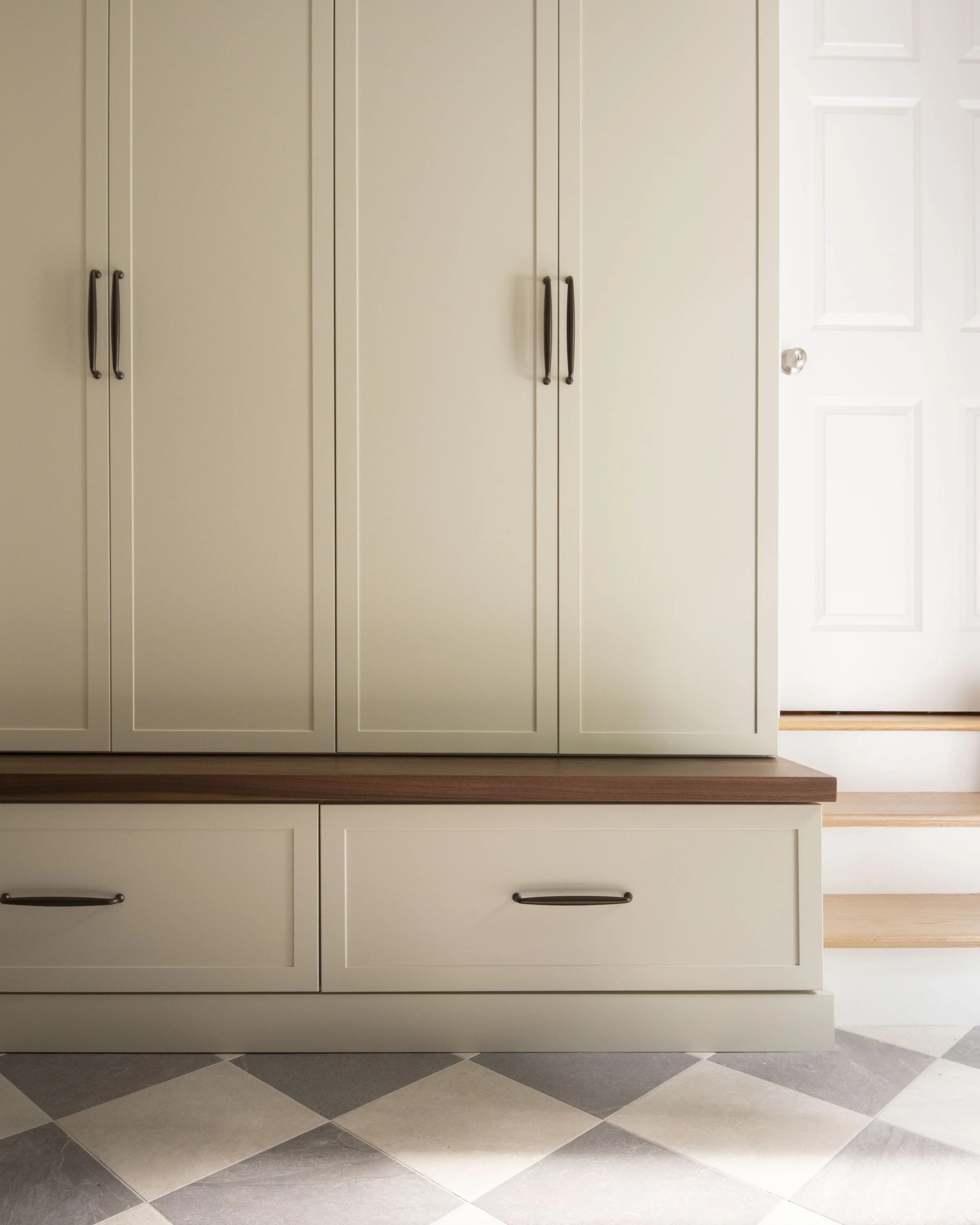 Mudroom + Laundry Room Design