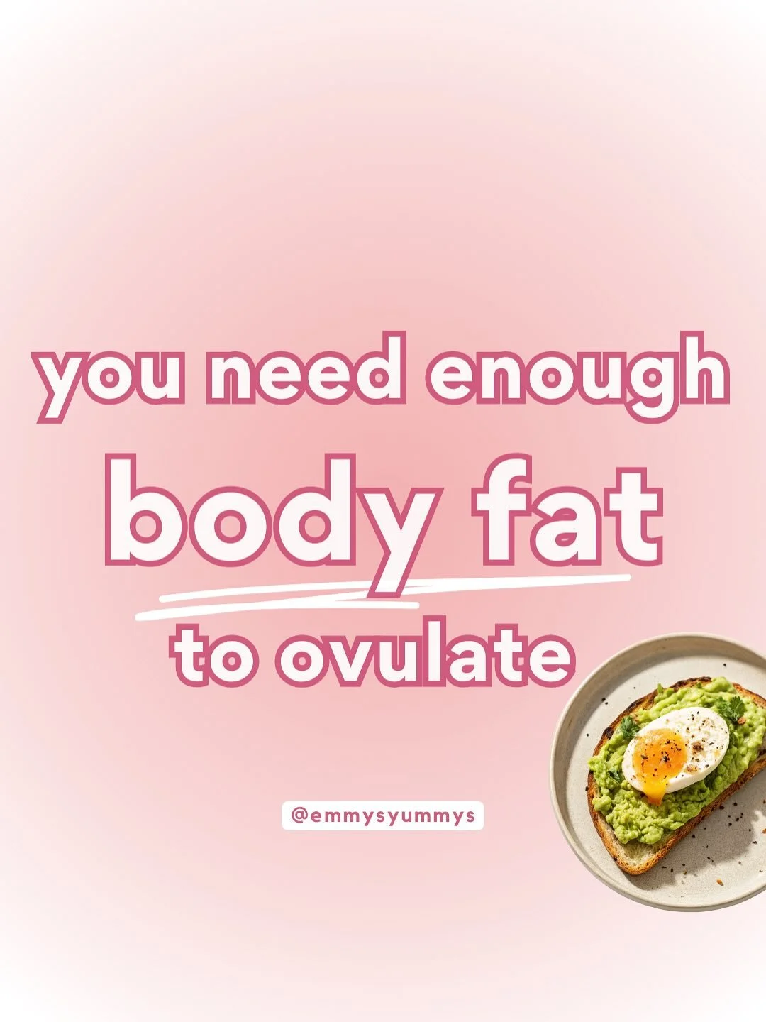 You are eating more and exercising less - but still struggling to get your period back?

This might not be what you want to hear, but not enough people are talking about this:

Rapid weight loss or not having ENOUGH body fat might be a contributing f