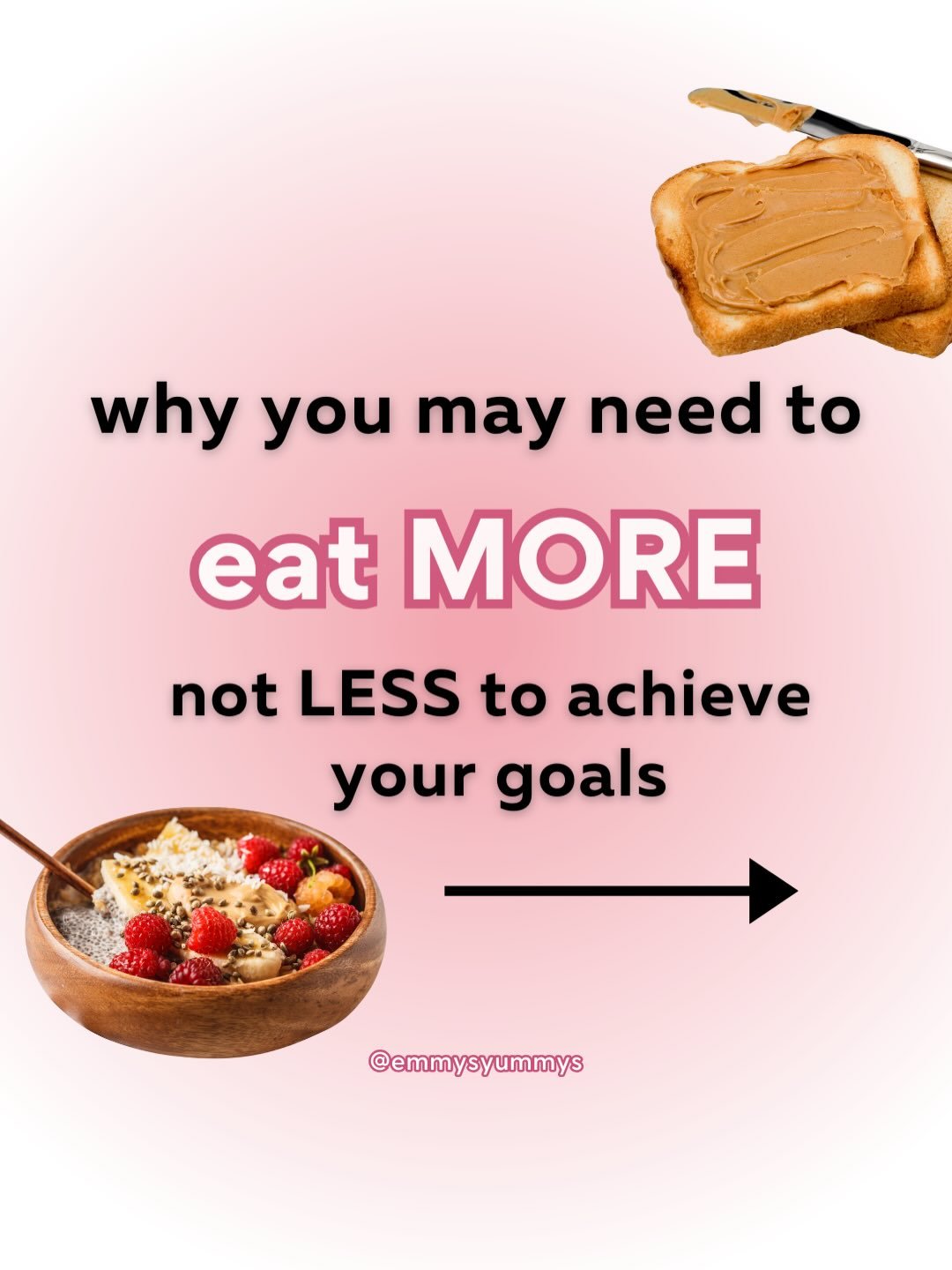 &ldquo;But if I eat more, won&rsquo;t I just gain a ton of weight?&rdquo;

This is a common question I get from soo many women as a Registered Dietitian and I wanted to clear some things up:

👉🏼Eating more doesn&rsquo;t always = forever weight gain