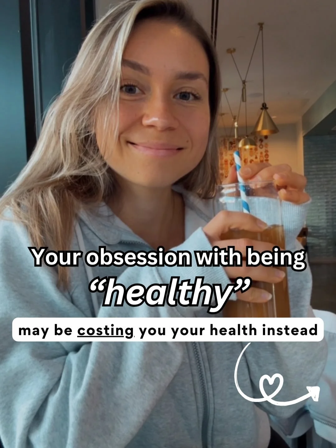 The irony is&hellip;

Your obsession with being healthy may be costing you your health.

If any of these resonate with you a little too much, it&rsquo;s because I get it.

For years I obsessed about being the image of &ldquo;perfect health&rdquo; - w