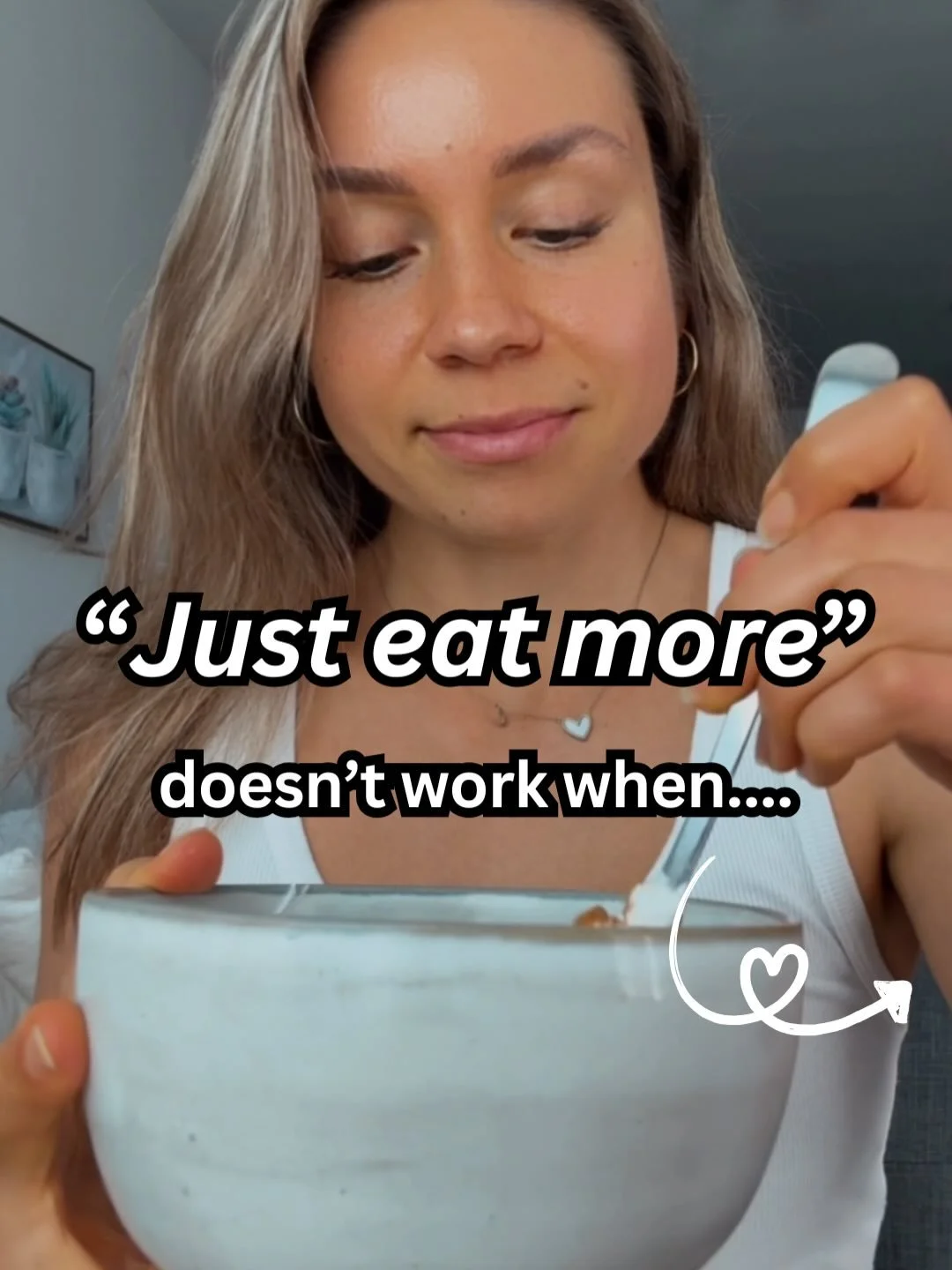 Not everyone understands the mental roadblocks that come when you know you need to eat more food.

In a culture that so heavily encourages and pushes people to eat less - eating MORE suddenly has this negative connotation with it.

However, in many c