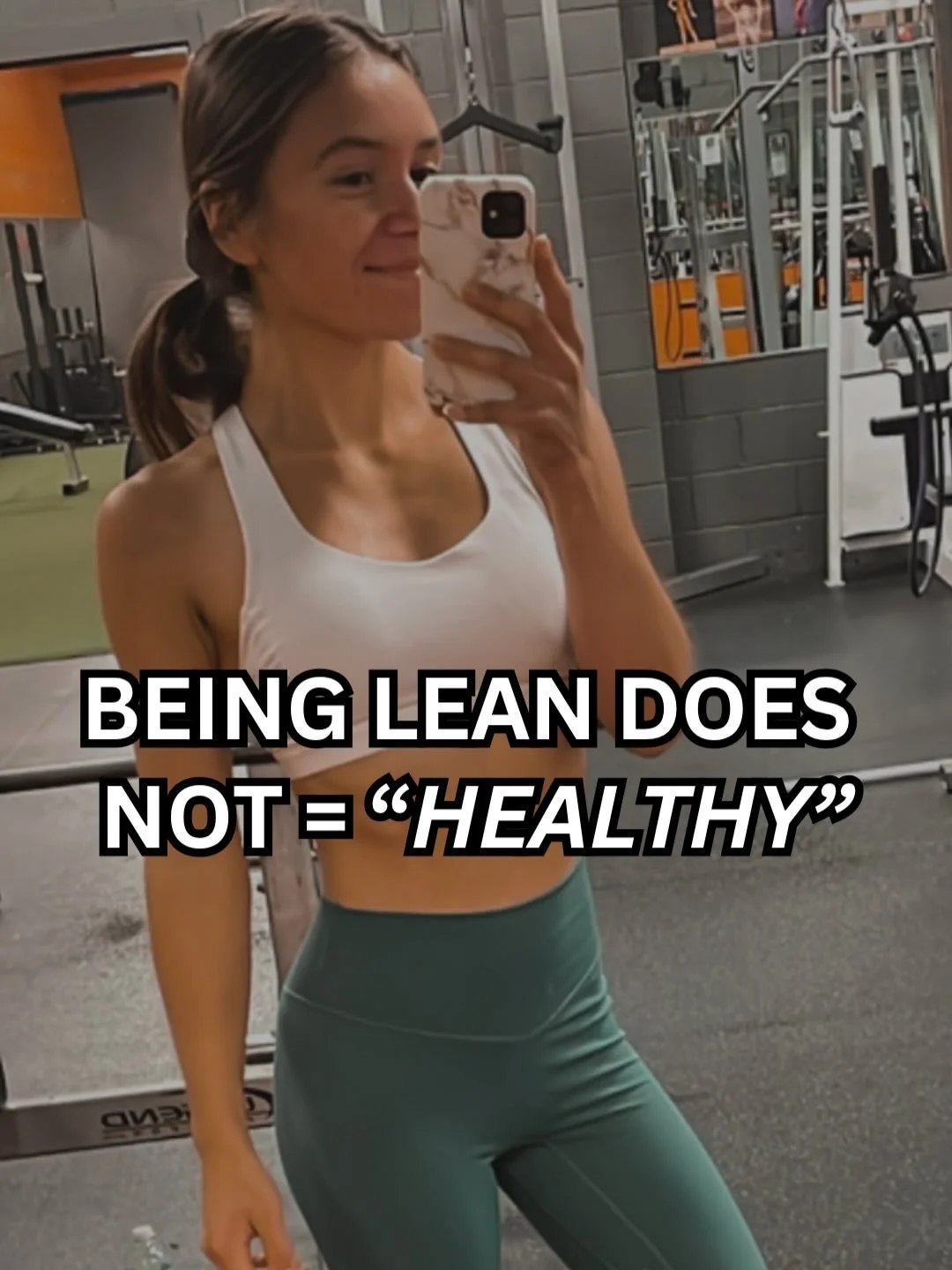 Getting &ldquo;shredded&rdquo; isn&rsquo;t as glamorous as you think it is.

It&rsquo;s not healthy.
It&rsquo;s not sustainable.
And it&rsquo;s definitely not how most women with a healthy regular menstrual cycle look year round.

That &ldquo;look&rd