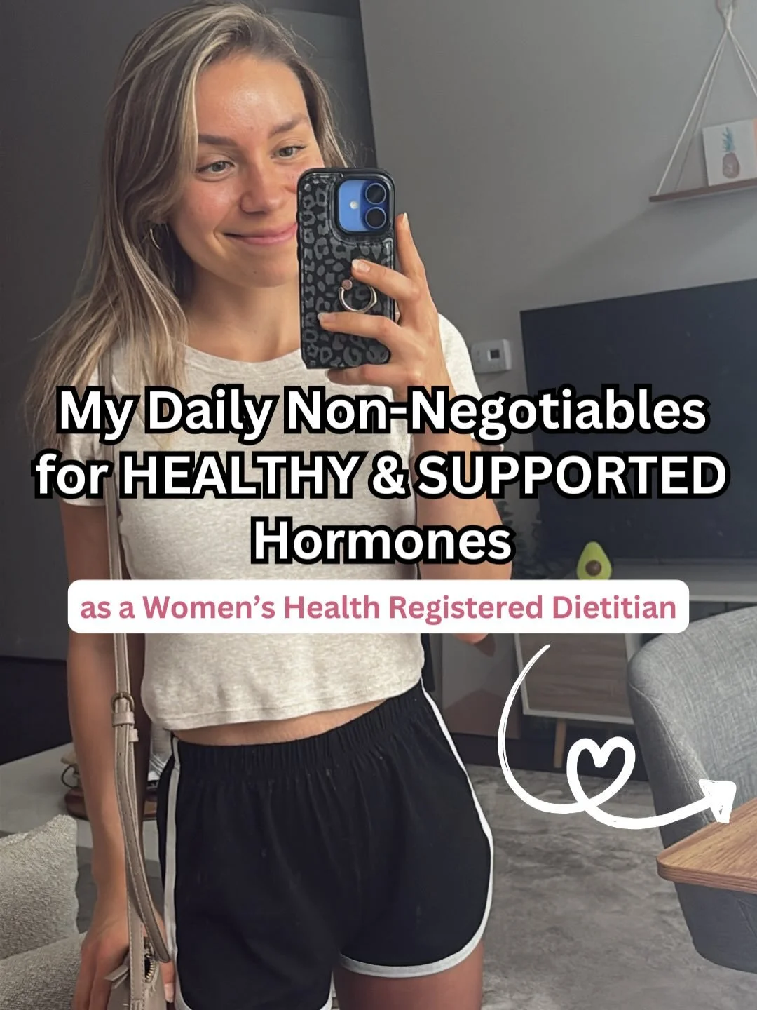Girlies in their ✨hormone healing era✨ will want to save this to come back to 👆🏼

These are some of my non-negotiables for supporting a healthy, regular cycle as a Registered Dietitian and someone who recovered from HA after going 8 years without a