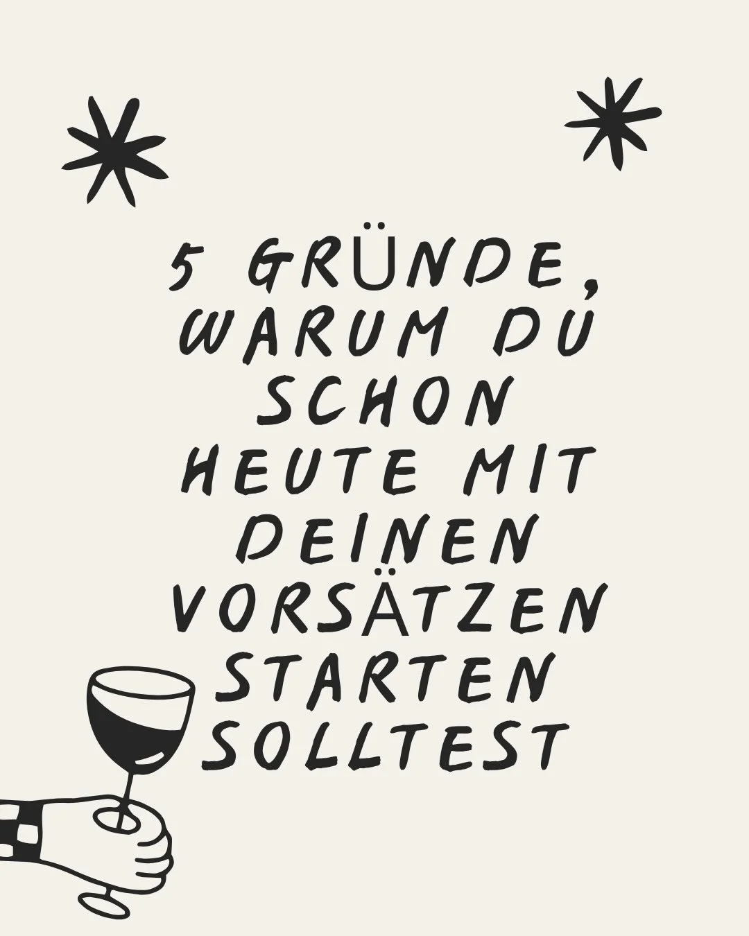 Wie stark ist dein Commitment dir selbst gegen&uuml;ber? 

Sport anfangen, ges&uuml;nder essen, weniger Social Media oder mehr lesen? 

Was sind deine Vors&auml;tze f&uuml;rs neue Jahr und wie w&auml;re es, wenn du schon heute damit startest?