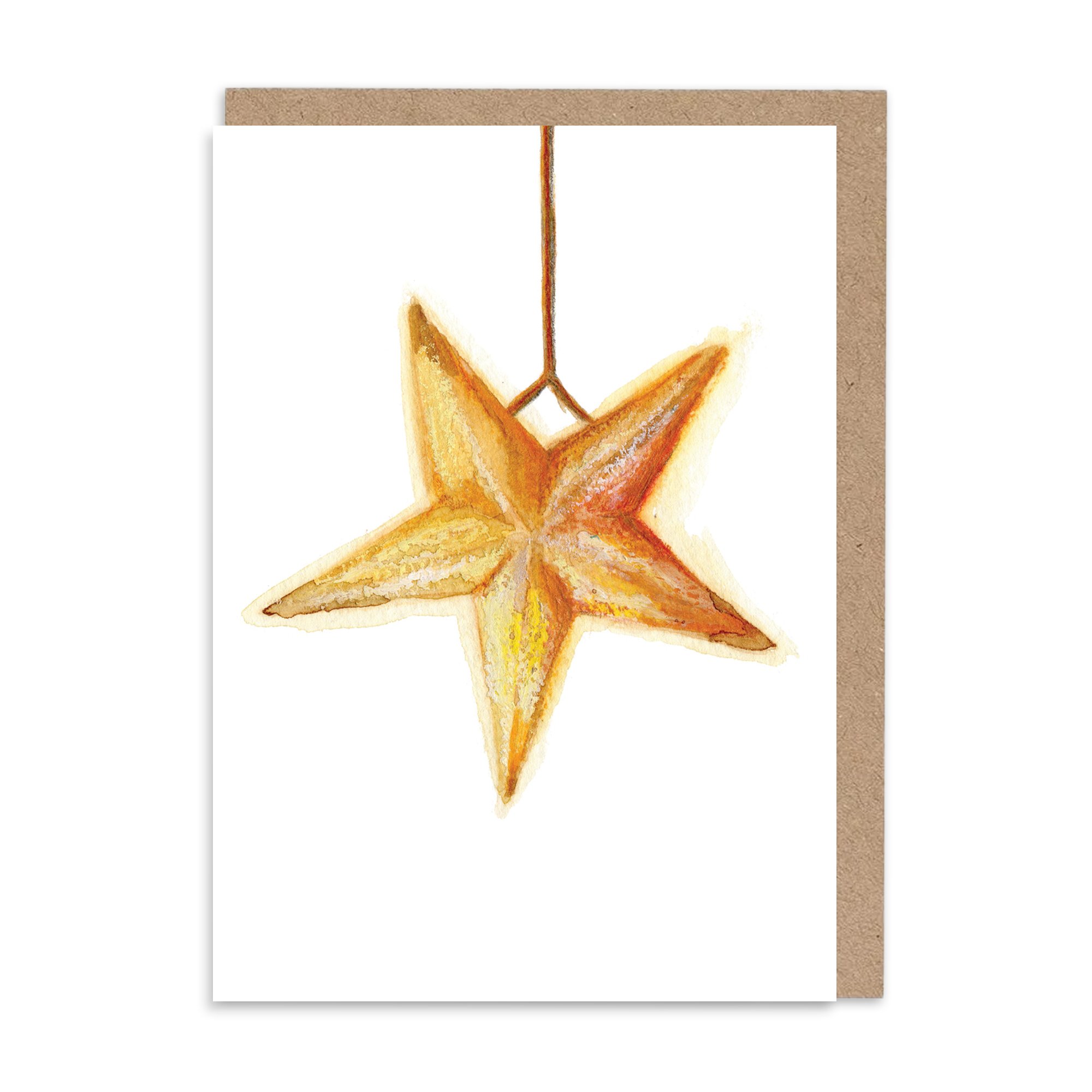 Star Christmas Card