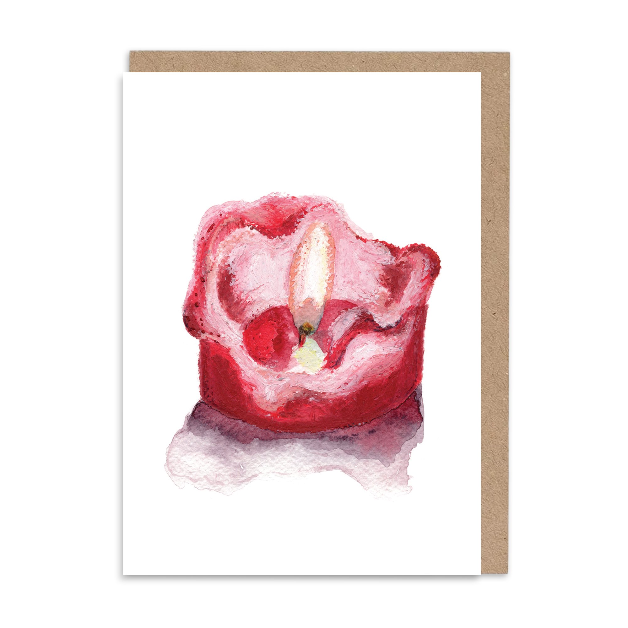 Candle Christmas Card