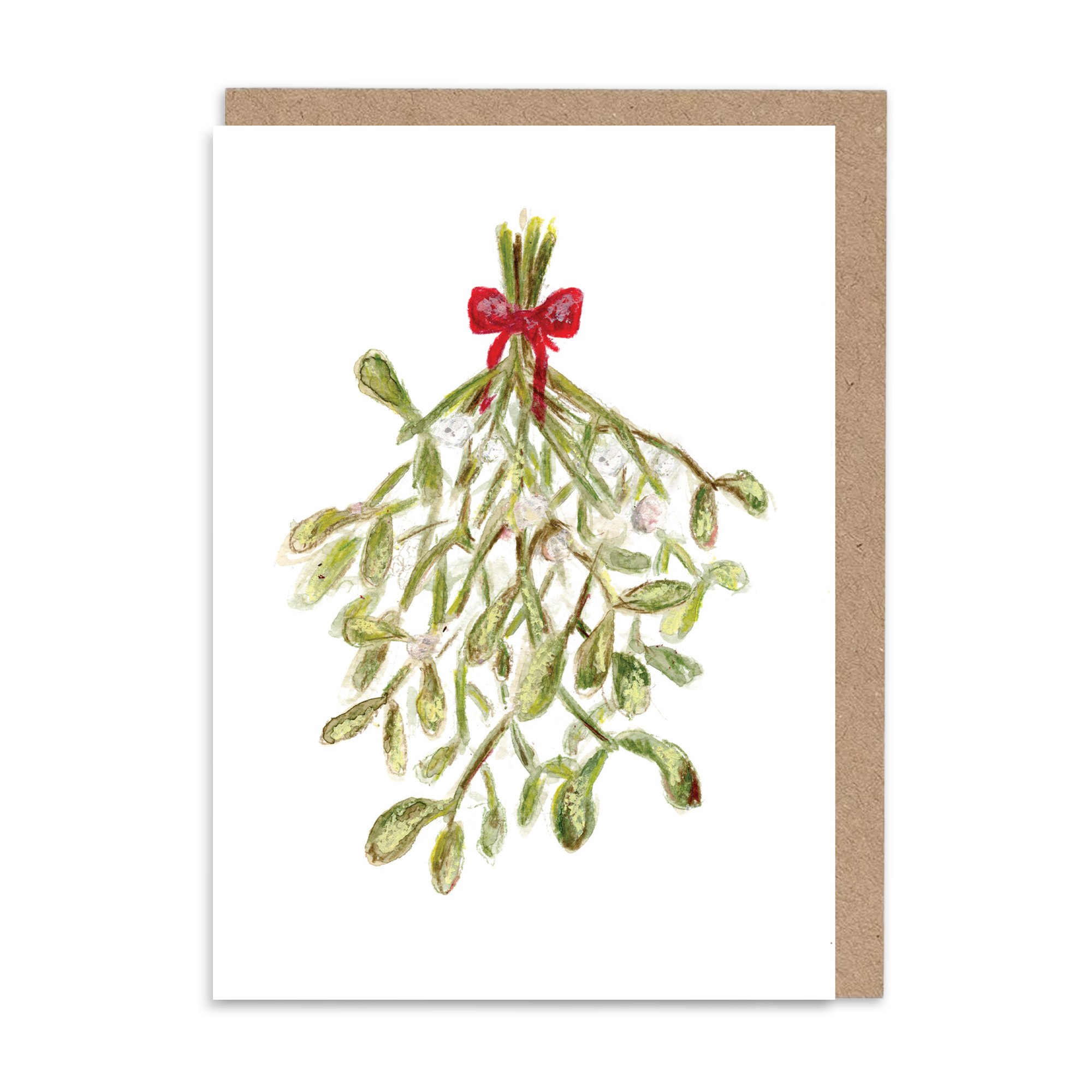 Mistletoe Christmas Card