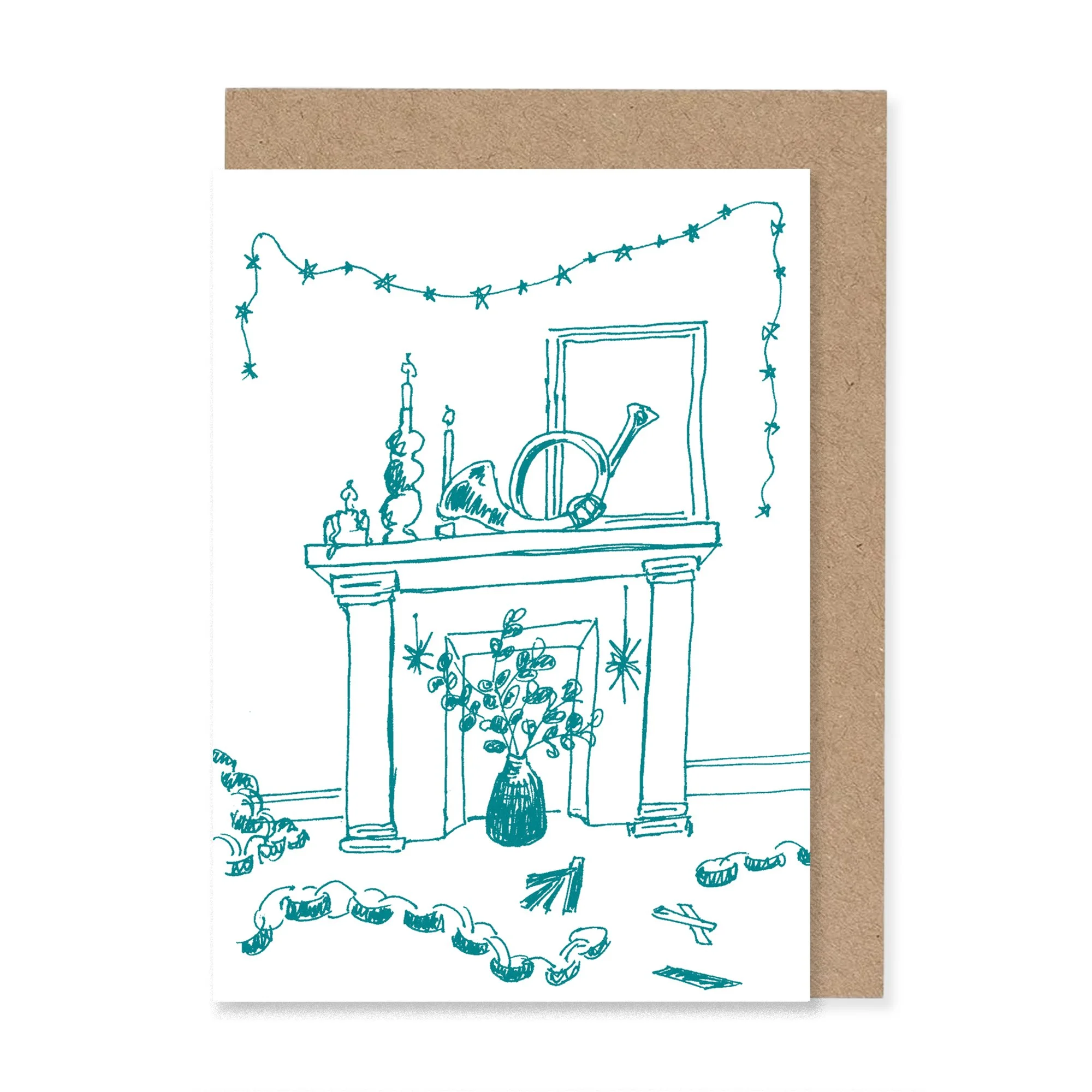 2025 christmas mantlepiece - teal.jpg