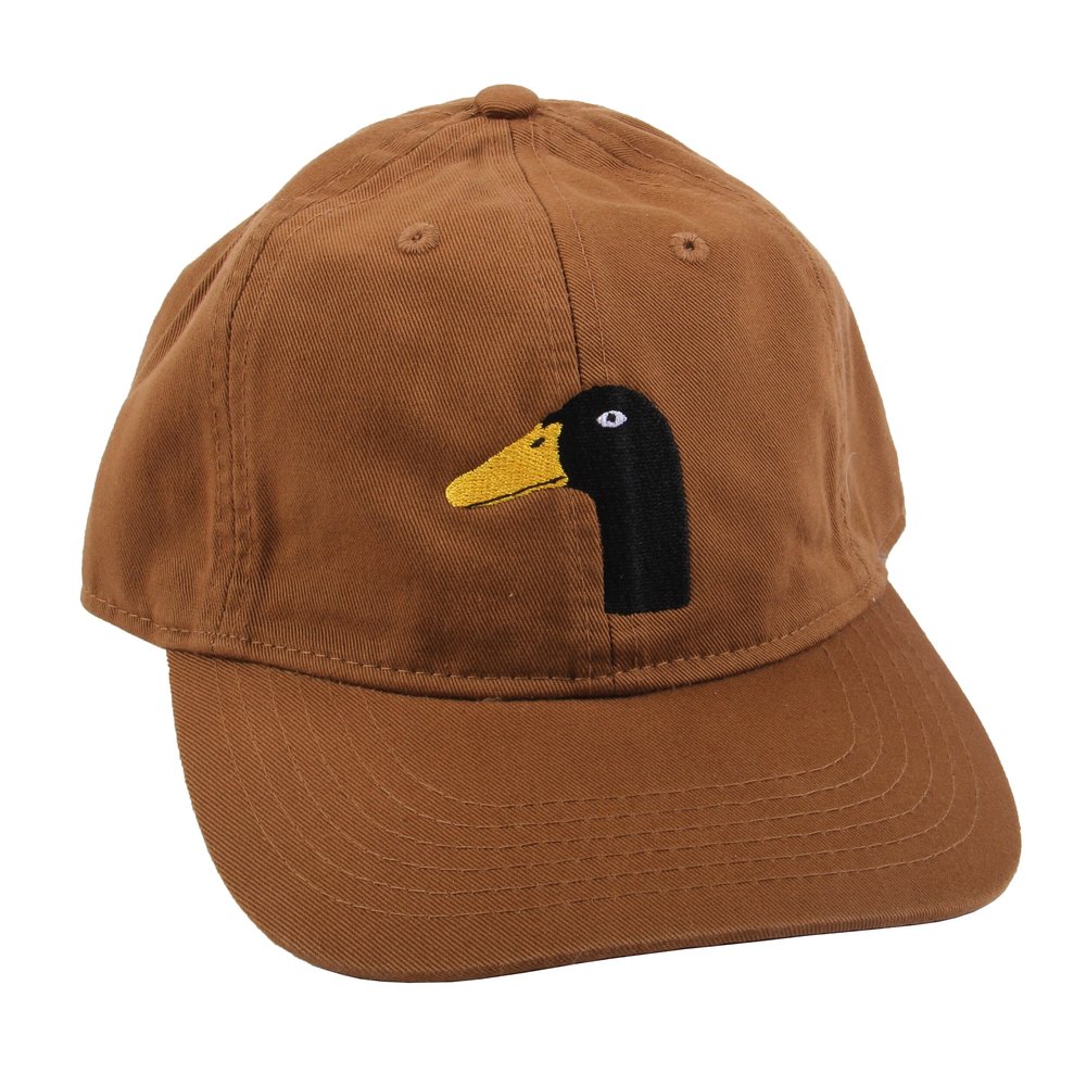 Yellow Baby Duck Embroidered Cotton Dad Hat - Adjustable Unisex Baseball Cap For Men & Women