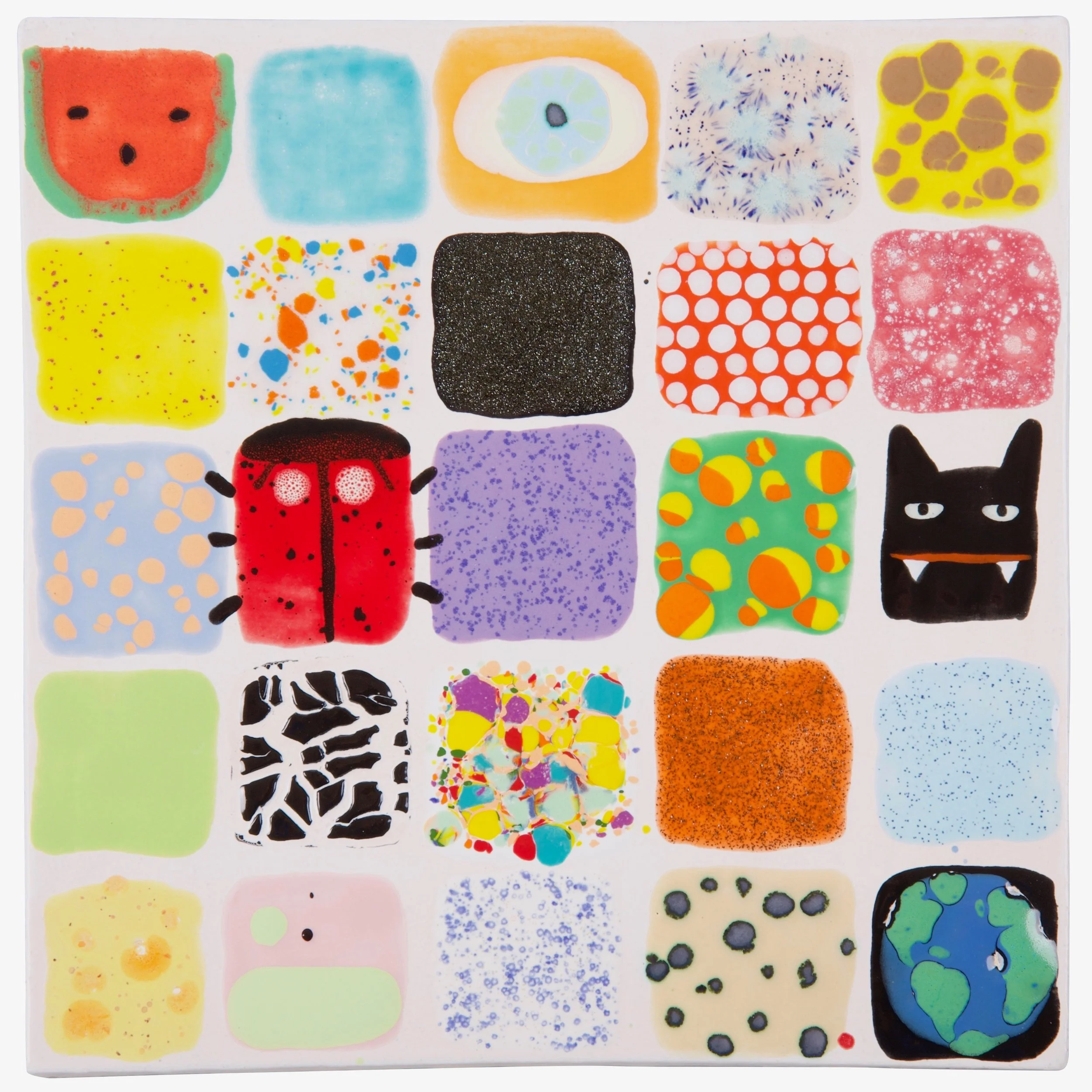 Test Pattern Rug Test Tile Rug — LORIEN STERN