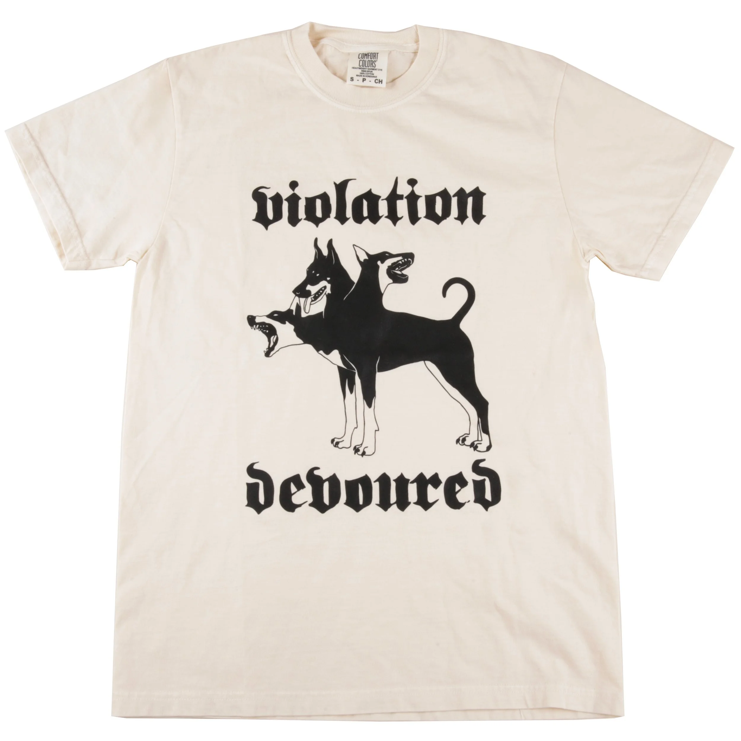 Violation X Lorien Stern Cerberus Tee Shirt (Cream)