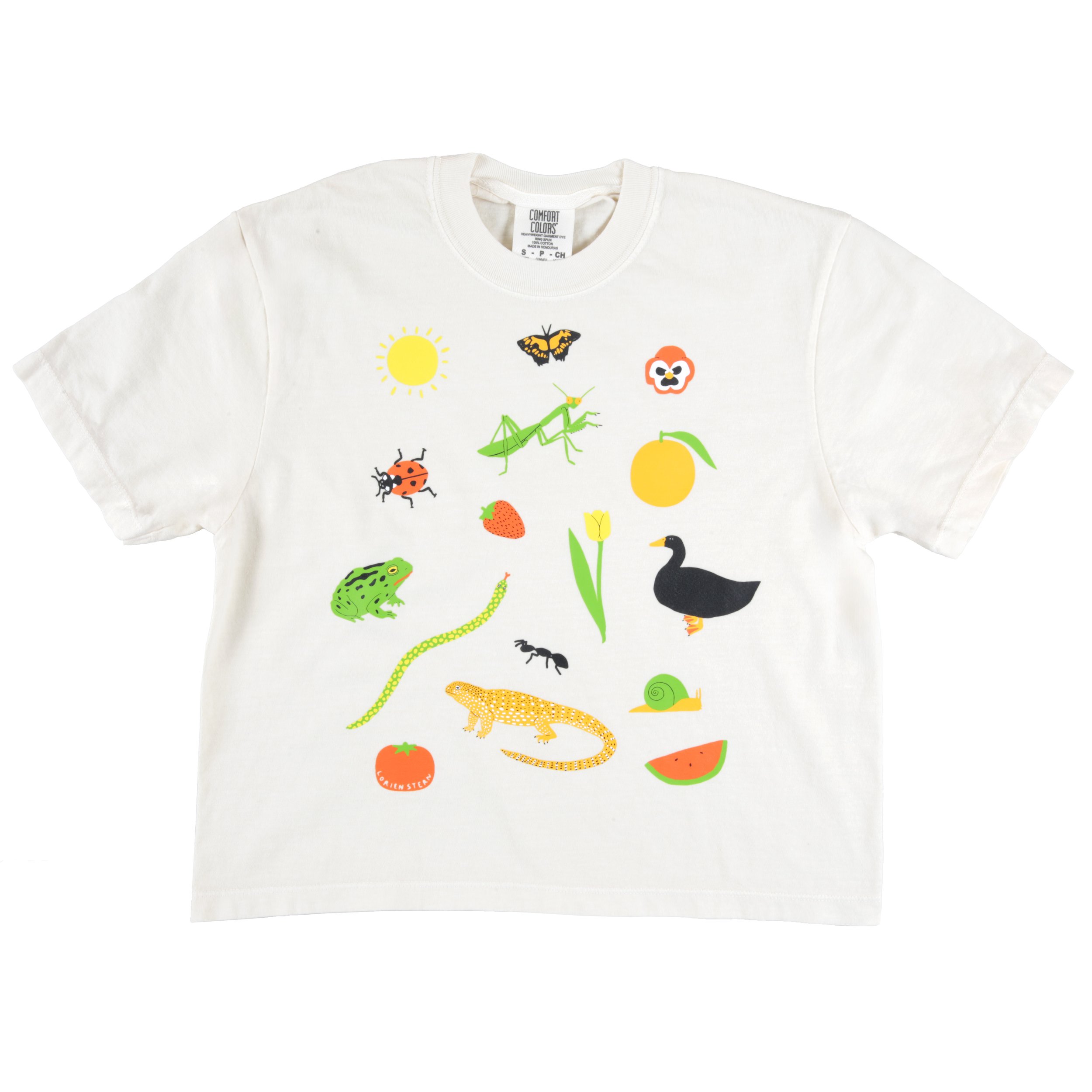 Garden Boxy Crop Tee