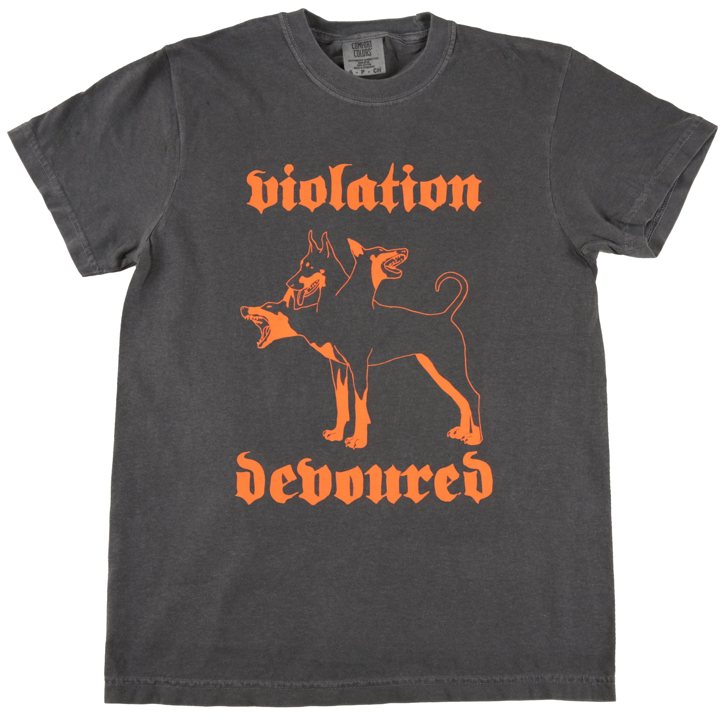 Violation X Lorien Stern Cerberus Tee Shirt (Faded Black)