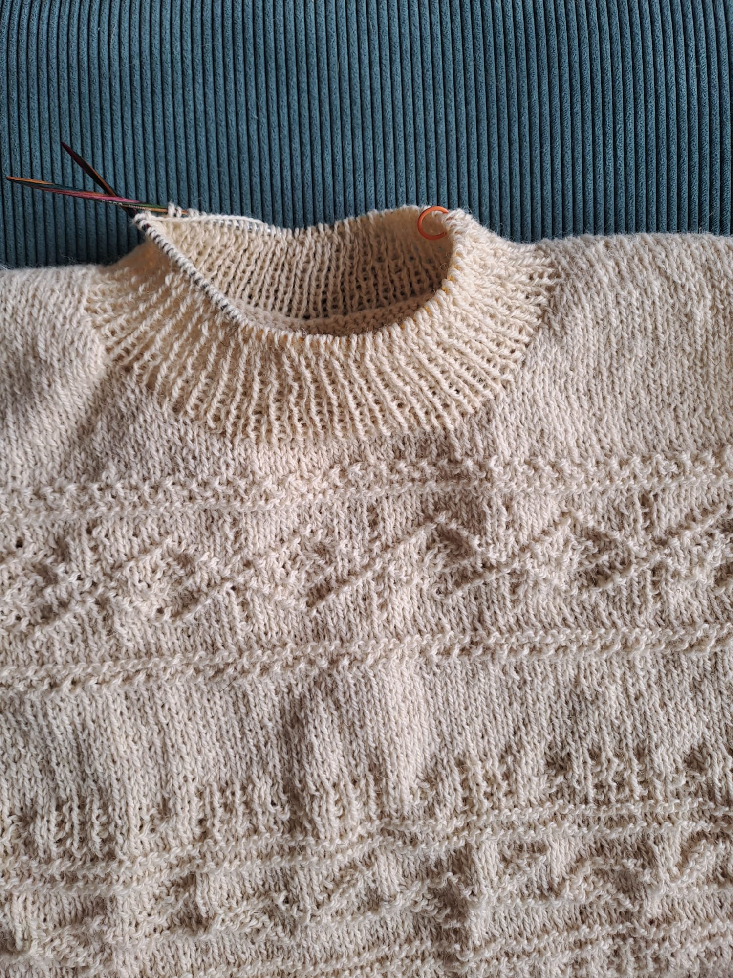 14 september, working on the collar.jpeg