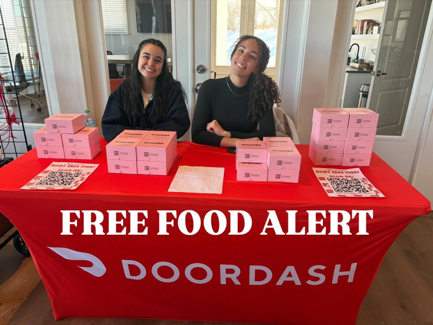 DoorDash****Crumbl Cookies***
Come to the office and treat yourself ****ON US****