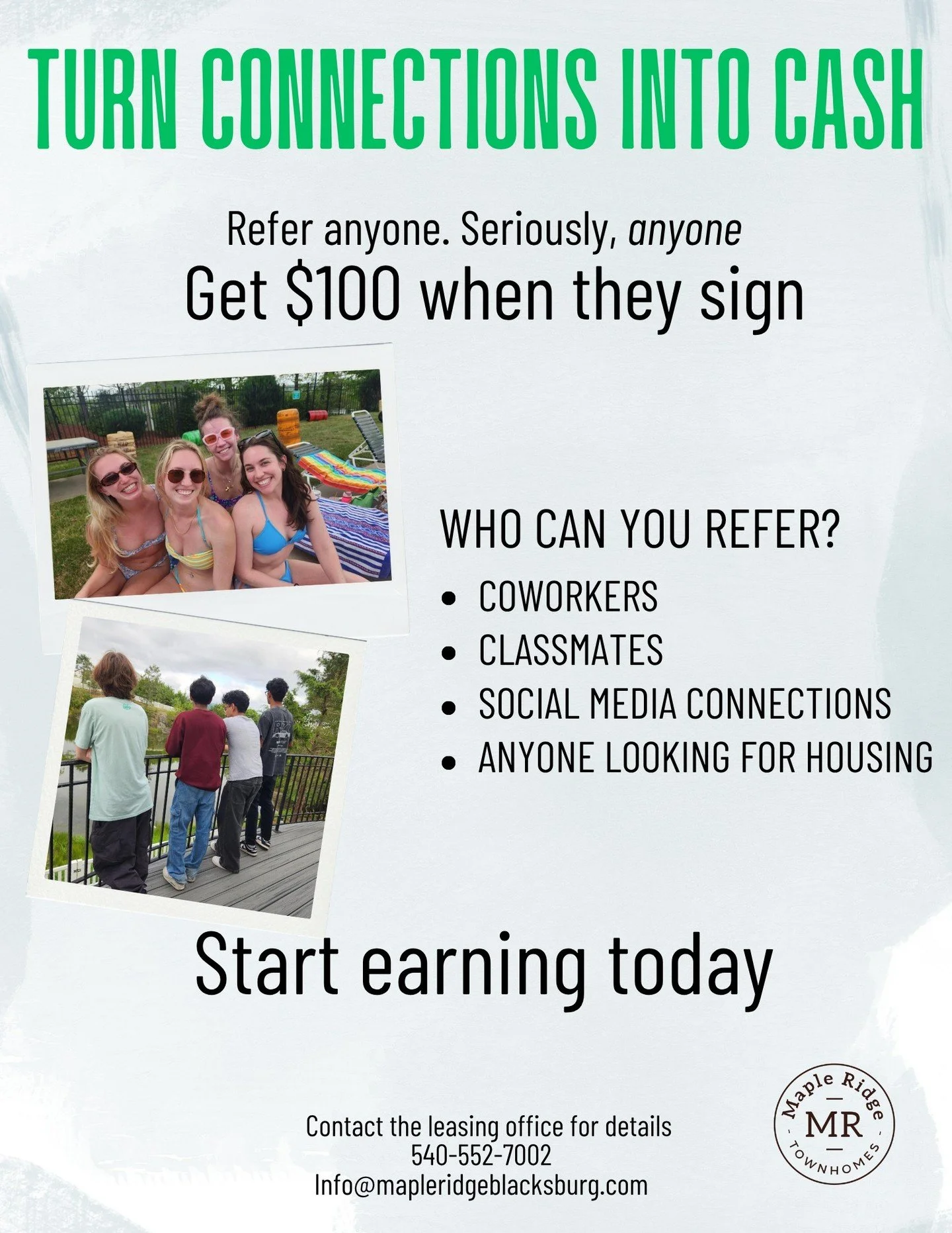 &ldquo;Refer ANYONE. Get $100. No catch.&rdquo;