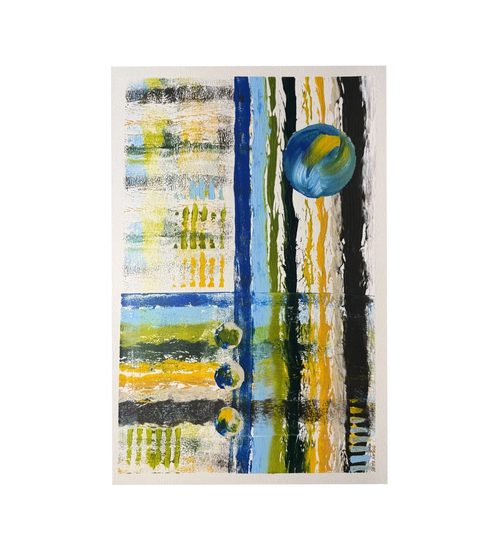 connections, too stubborn (12x18”)