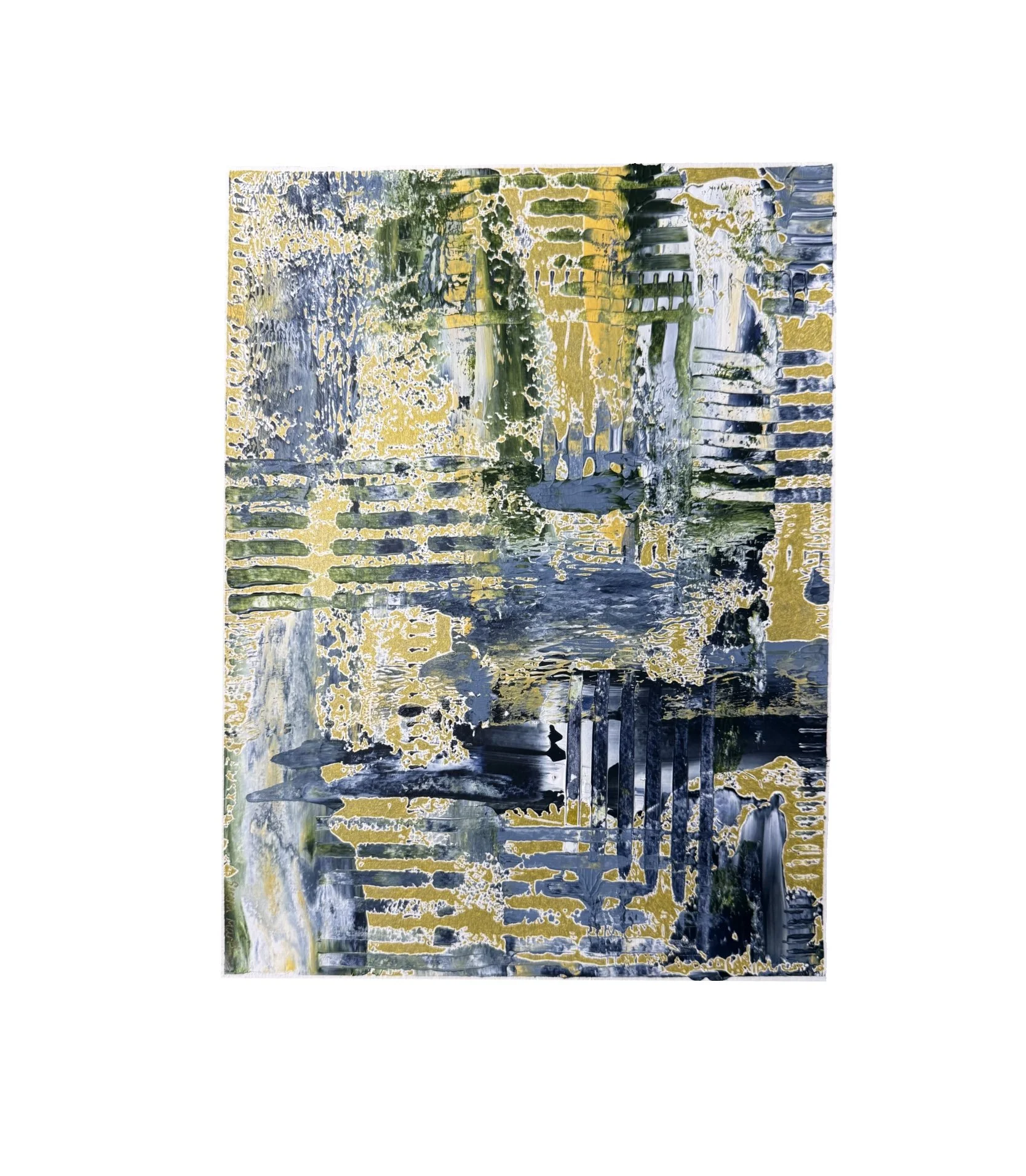 grass moistens the ache (9x12”)